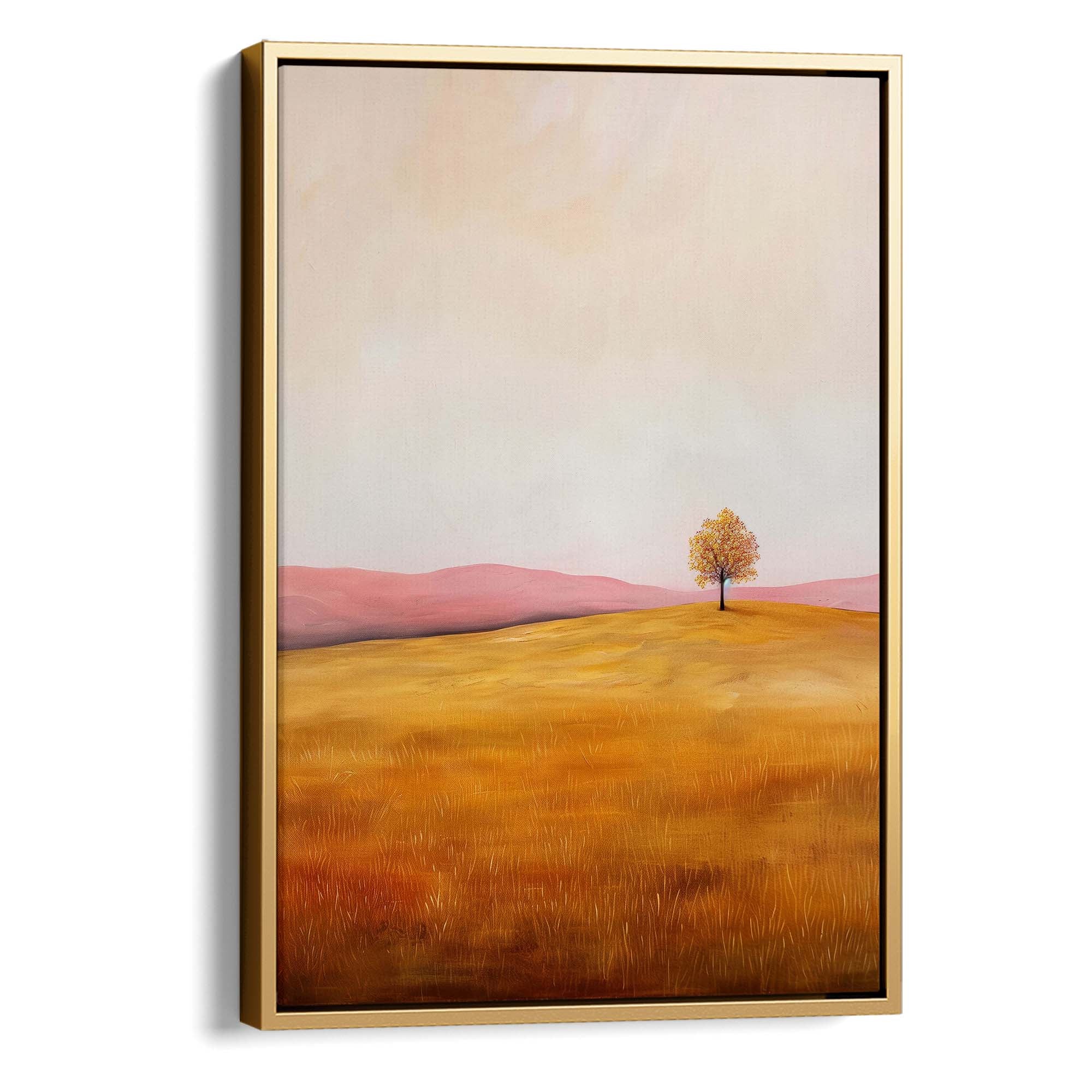 Blush Valley Tree Canvas Print