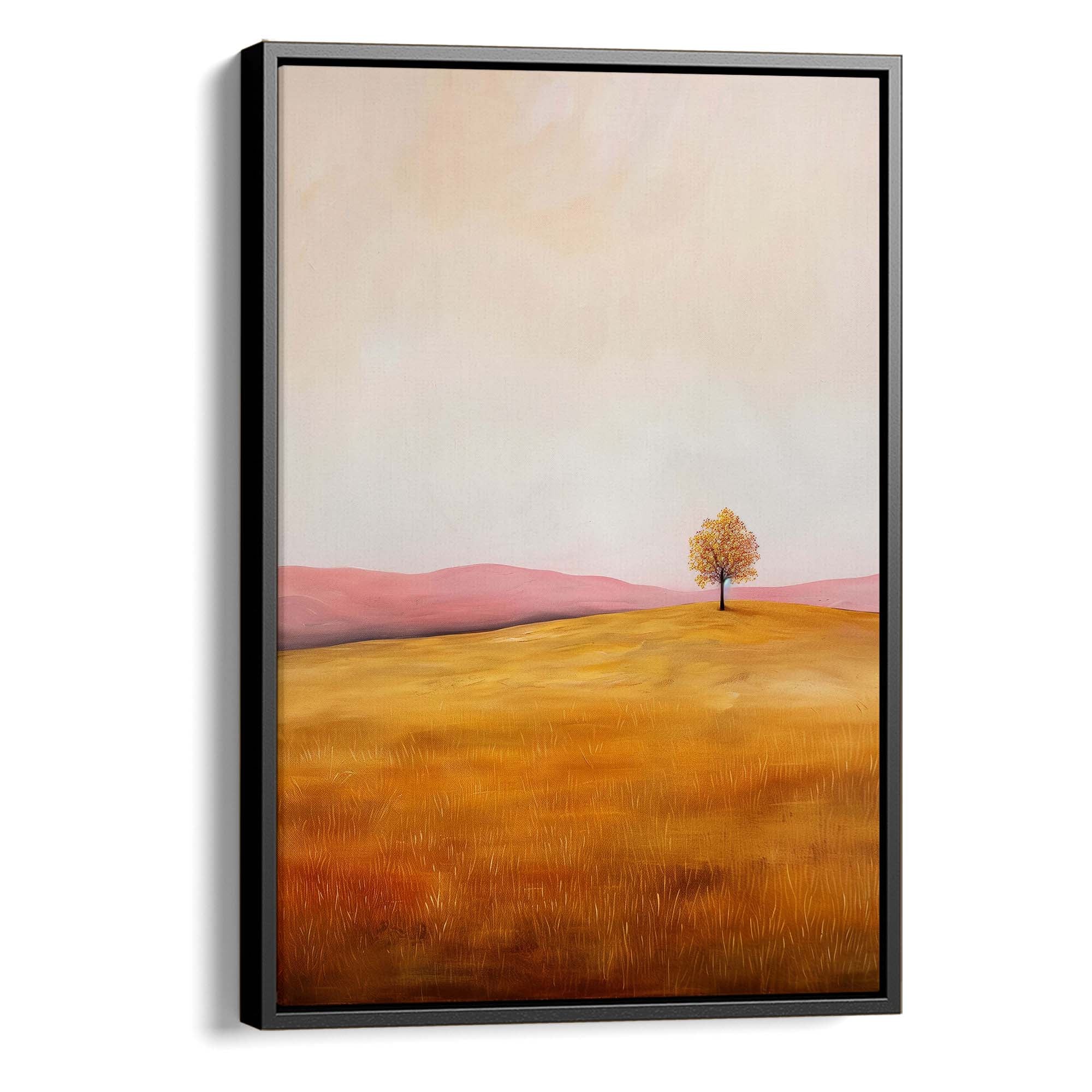 Blush Valley Tree Canvas Print