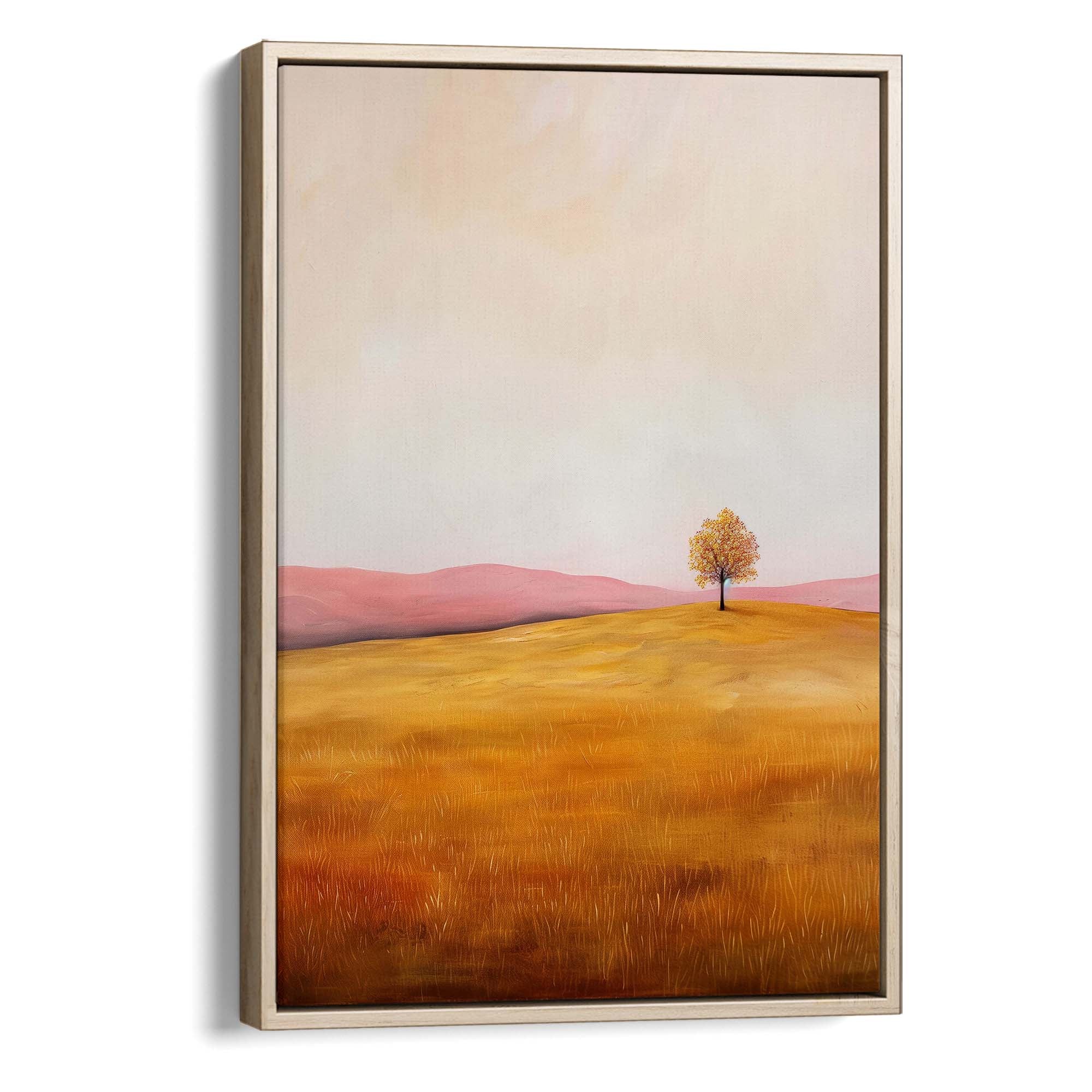 Blush Valley Tree Canvas Print