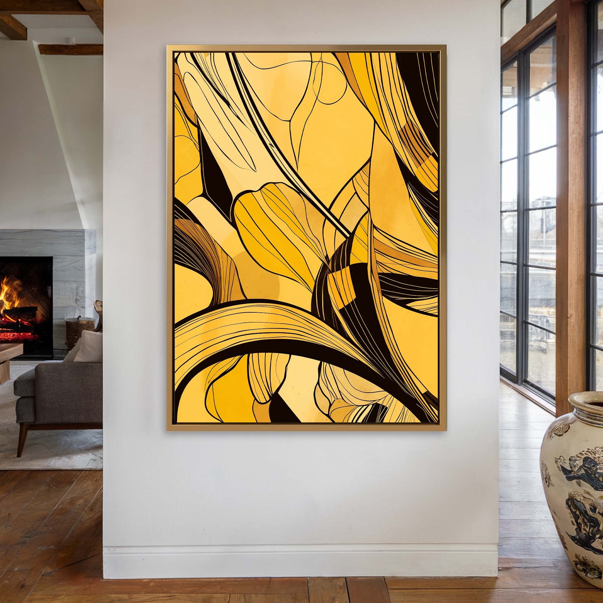 Botanic Flow Canvas Print Canvas Art Wildfrog Art