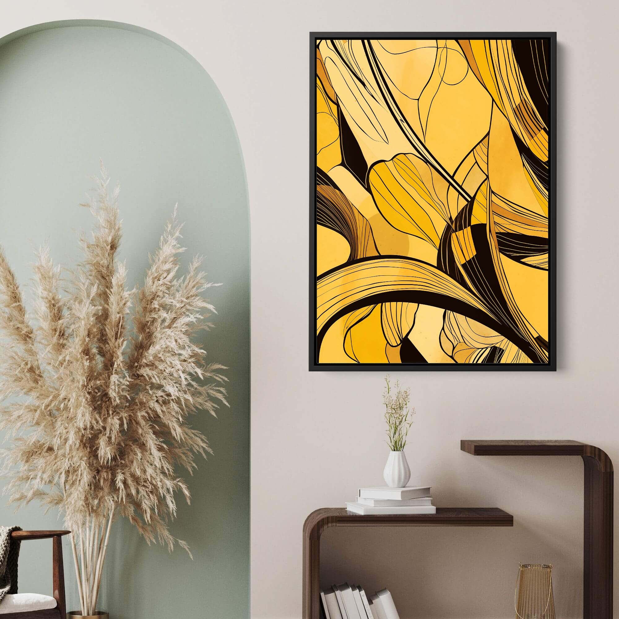 Botanic Flow Canvas Print Canvas Art Wildfrog Art