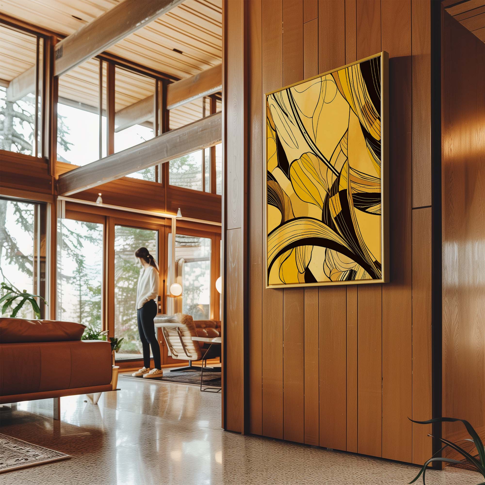 Botanic Flow Canvas Print Canvas Art Wildfrog Art