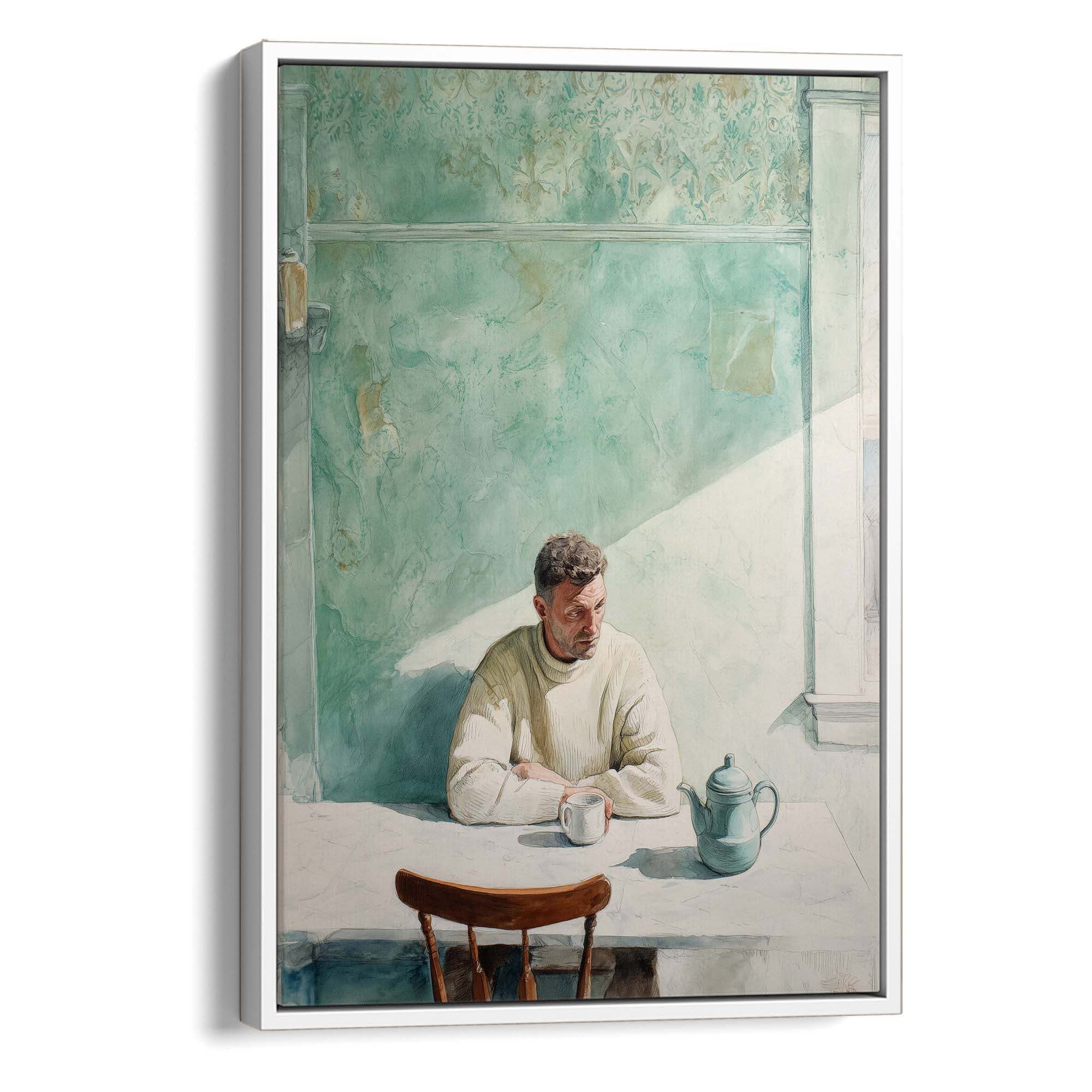 Breakfast for One Canvas Print Canvas Art Wildfrog Art