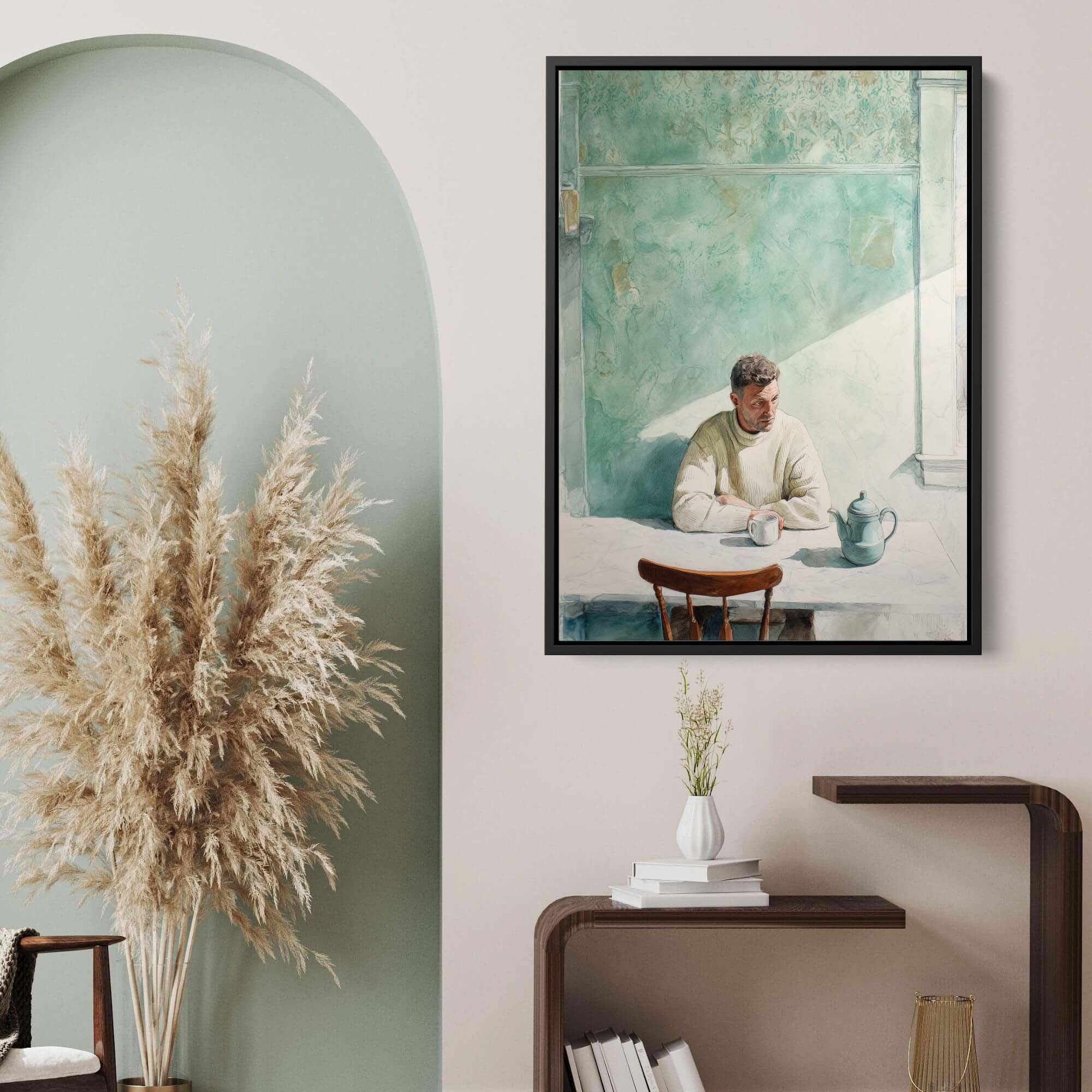 Breakfast for One Canvas Print Canvas Art Wildfrog Art