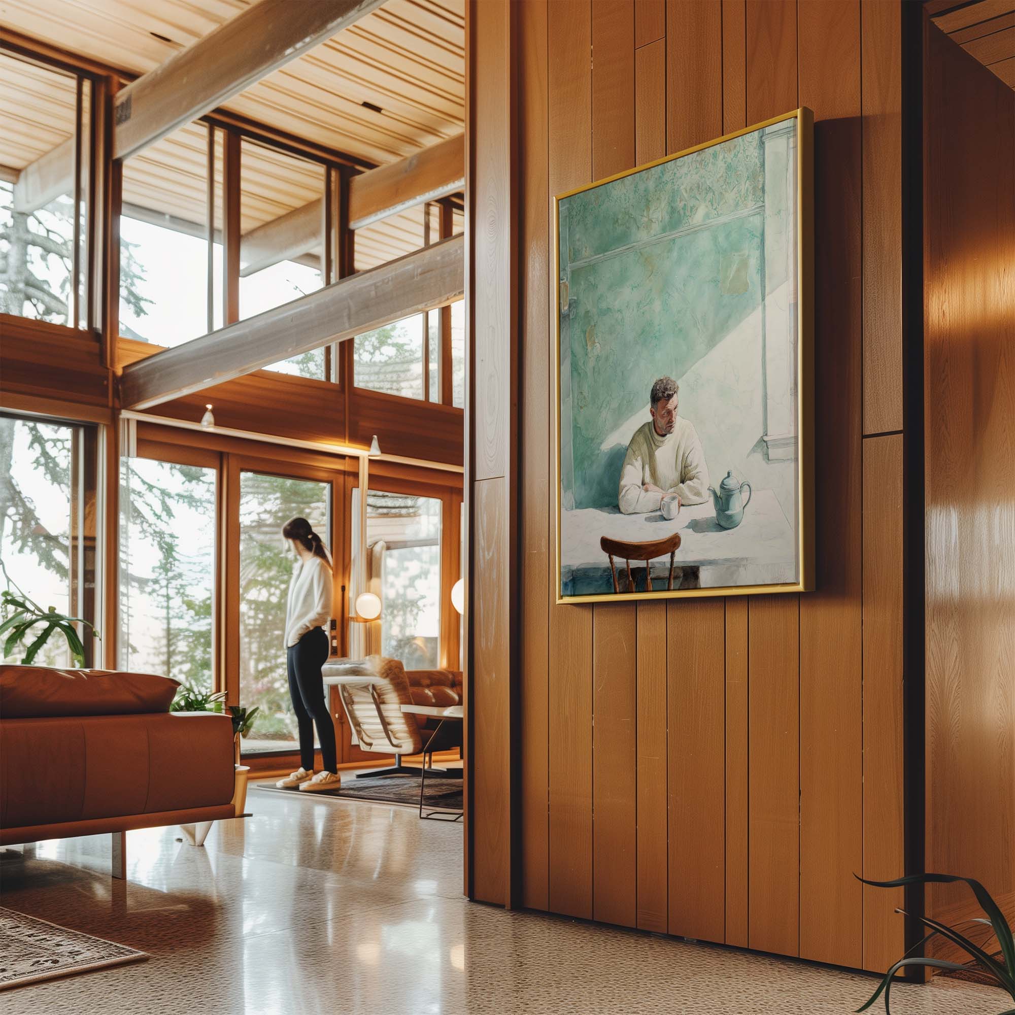 Breakfast for One Canvas Print Canvas Art Wildfrog Art