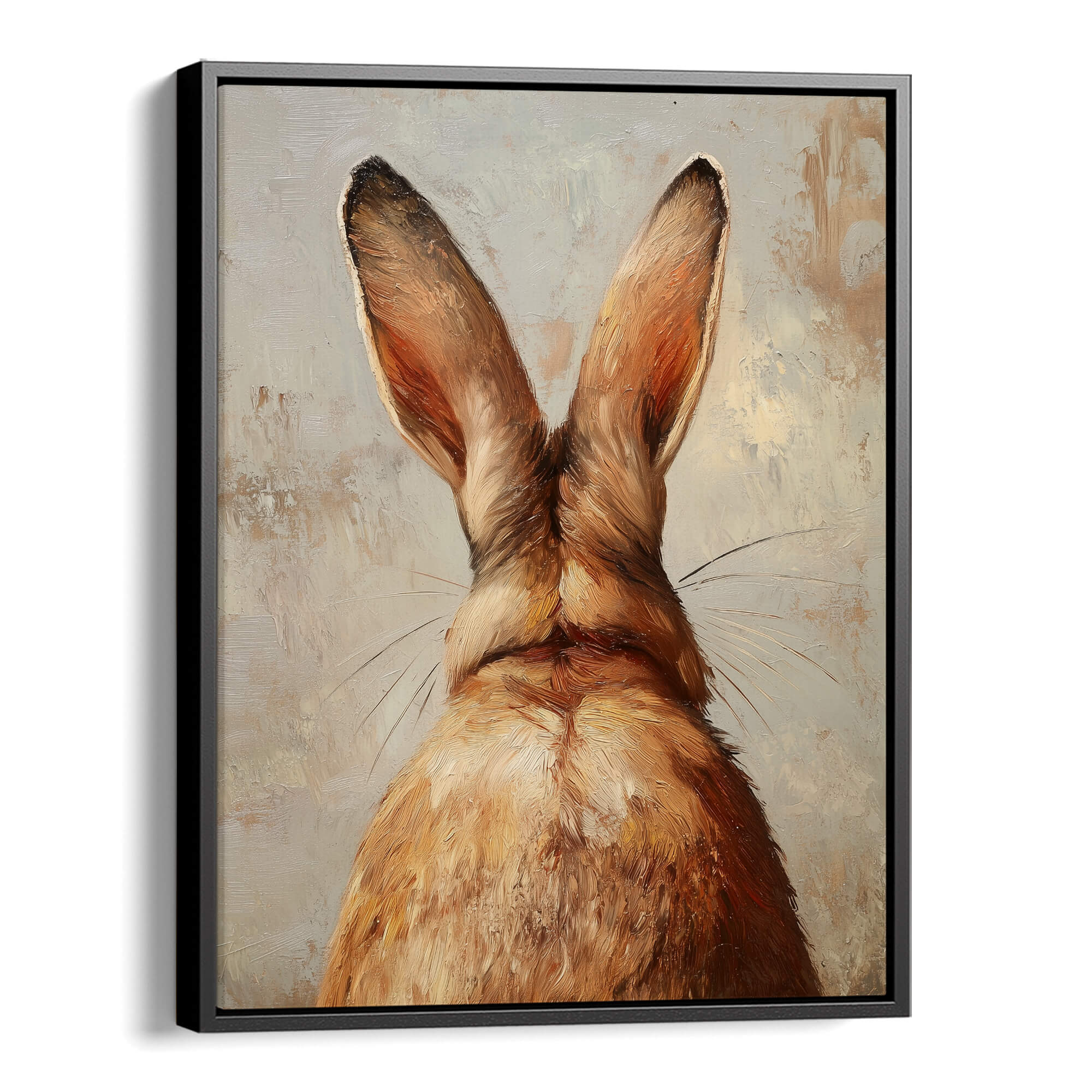 Bunny Back View Canvas Print Canvas Art Wildfrog Art