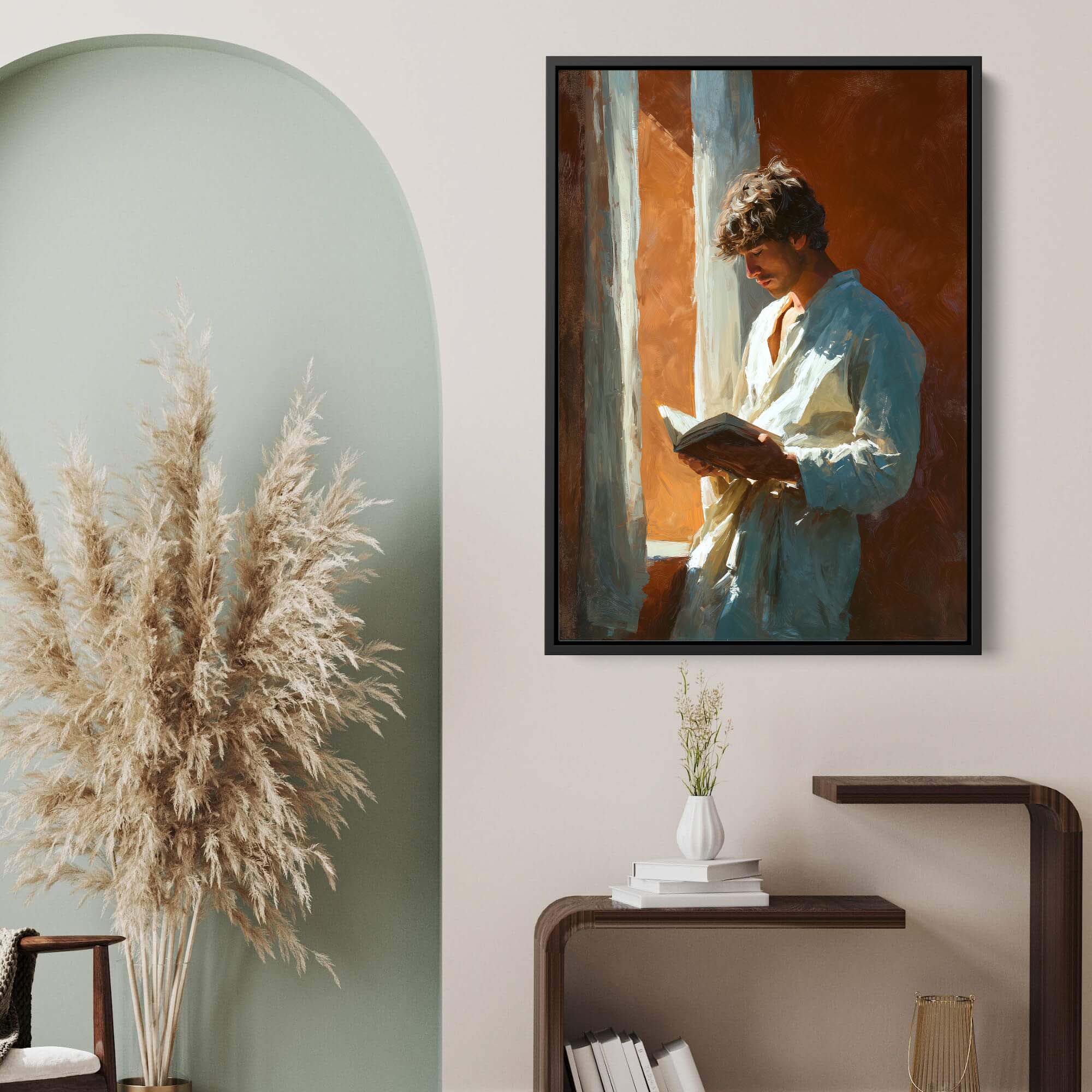 Burnt Sienna Mornings Canvas Print Canvas Art Wildfrog Art