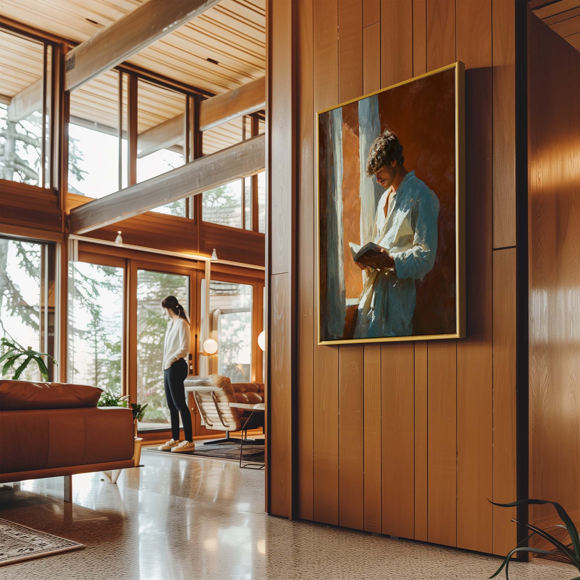 Burnt Sienna Mornings Canvas Print Canvas Art Wildfrog Art