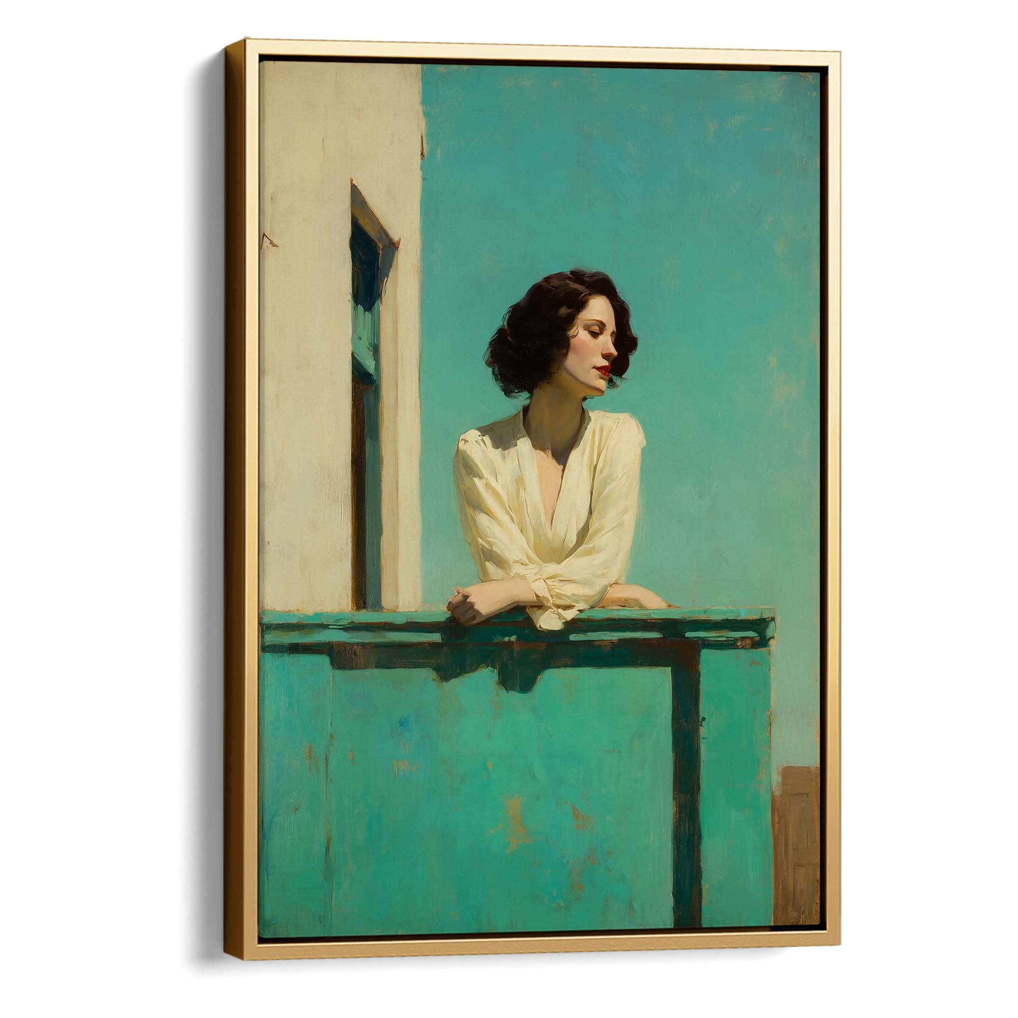 Calm Gaze No1 Canvas Print Canvas Art Wildfrog Art