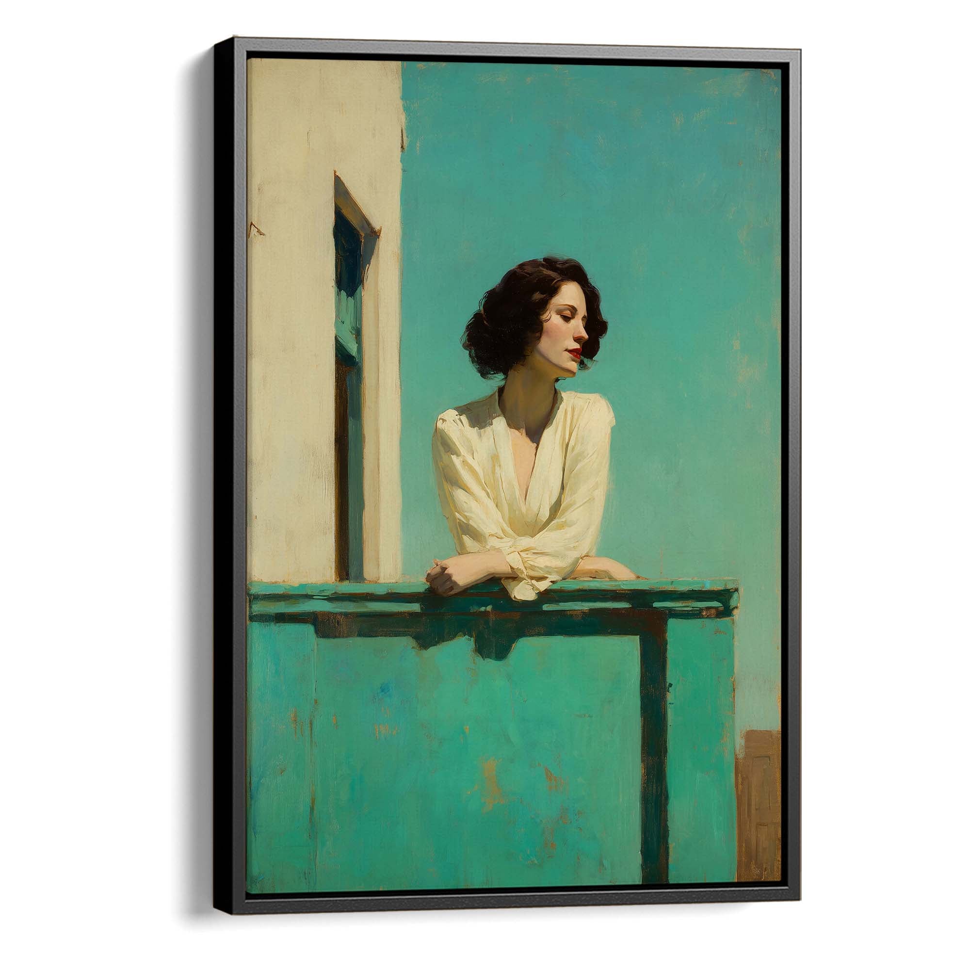 Calm Gaze No1 Canvas Print Canvas Art Wildfrog Art