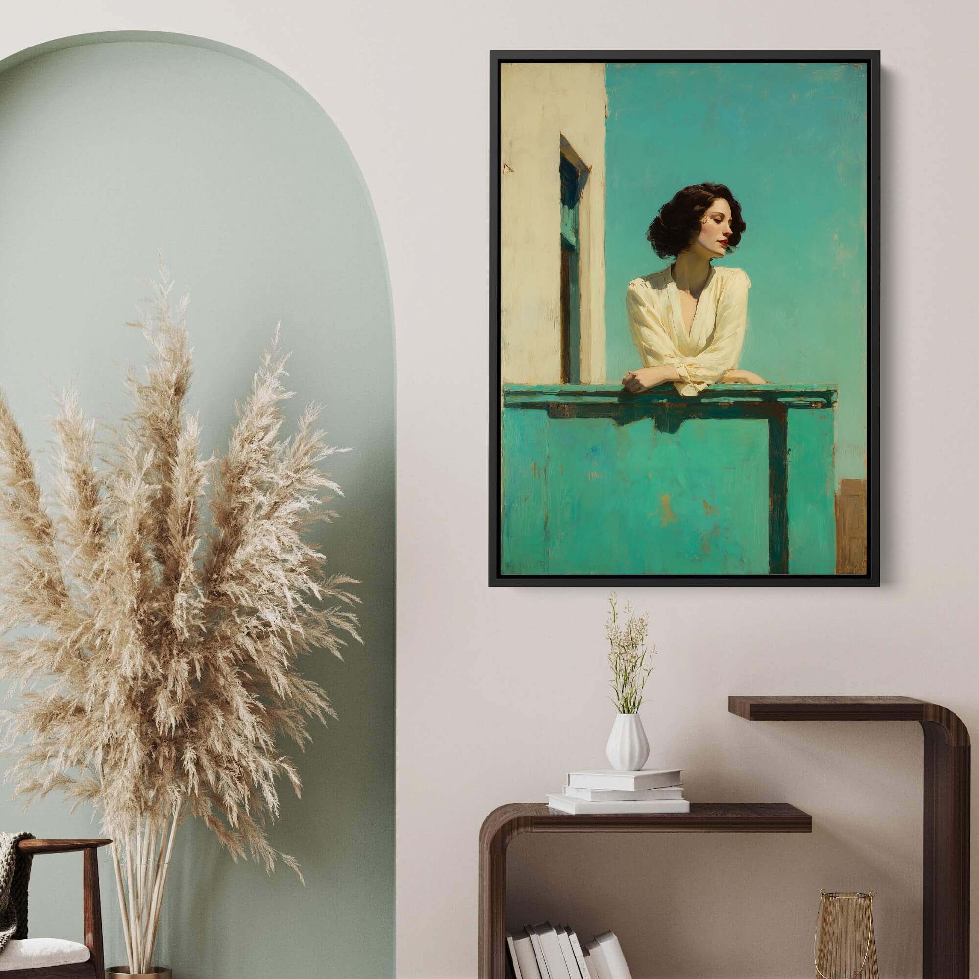 Calm Gaze No1 Canvas Print Canvas Art Wildfrog Art