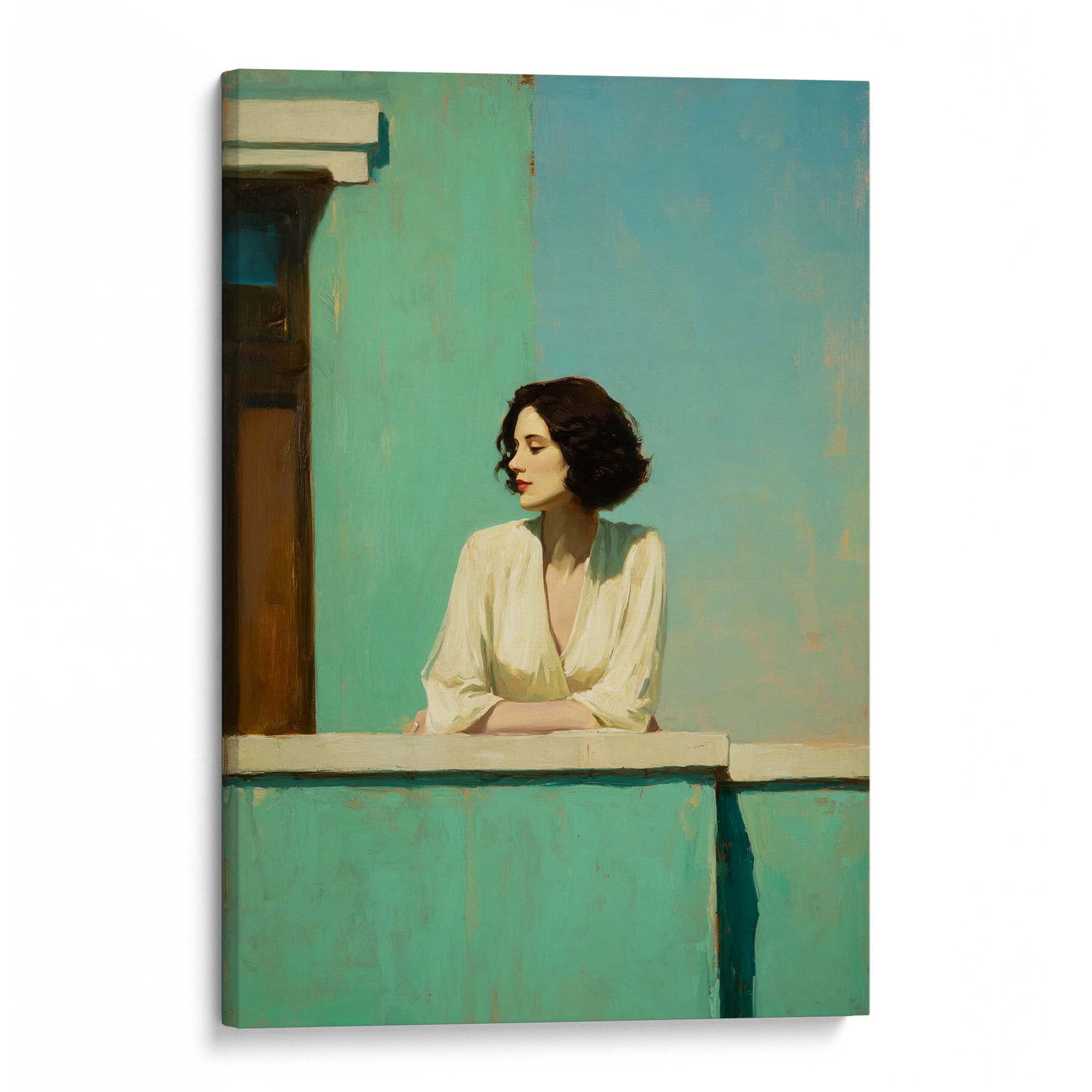 Calm Gaze No2 Canvas Print Canvas Art Wildfrog Art