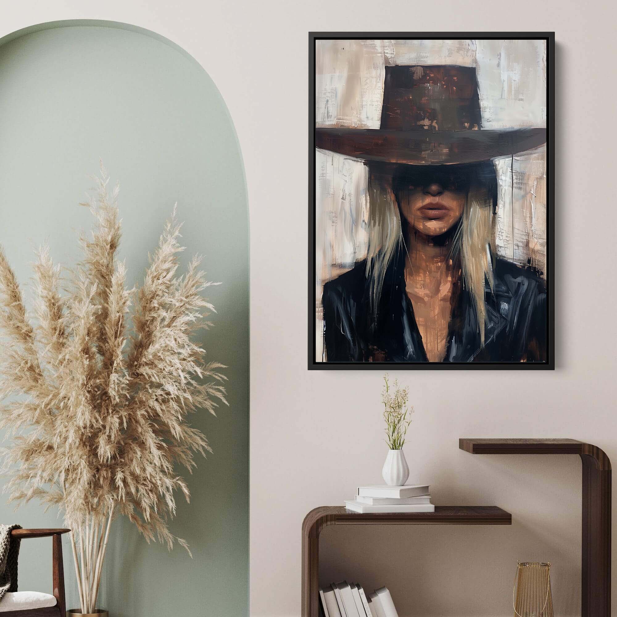 Cowgirl Boss Canvas Print Canvas Art Wildfrog Art