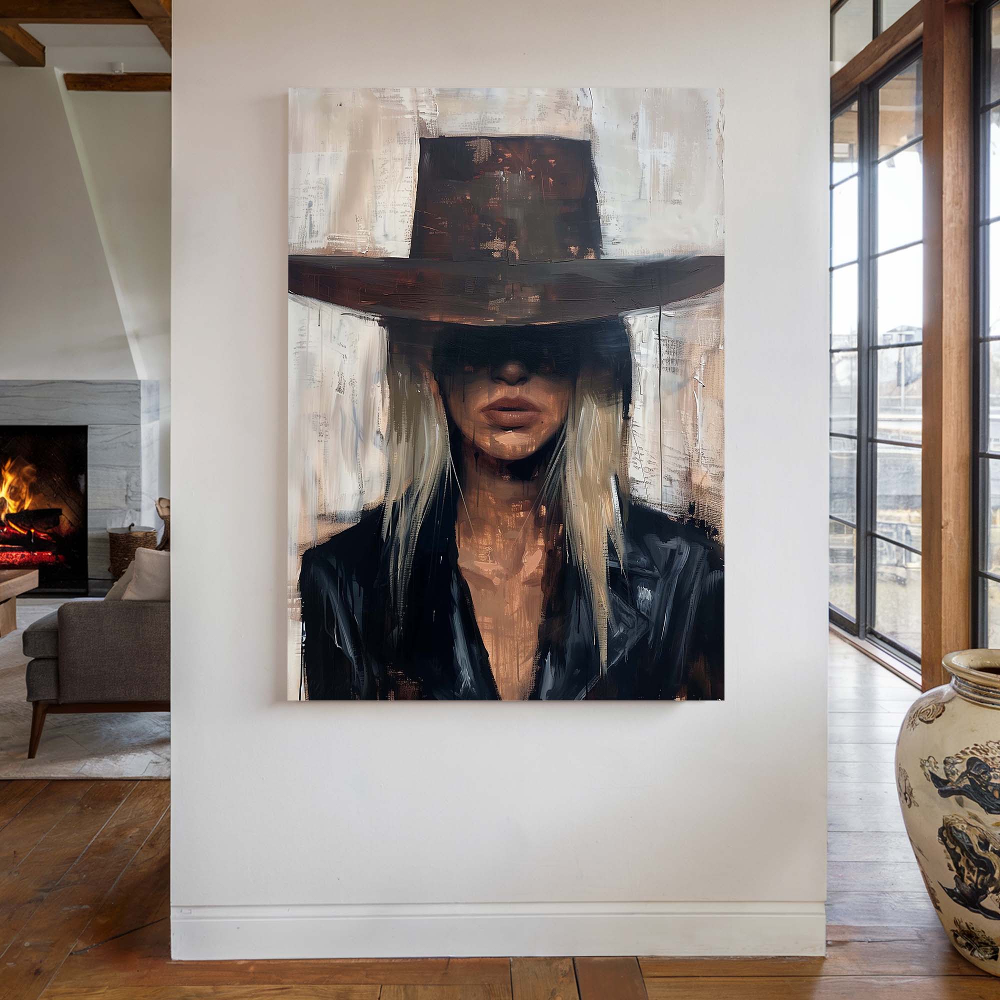 Cowgirl Boss Canvas Print Canvas Art Wildfrog Art