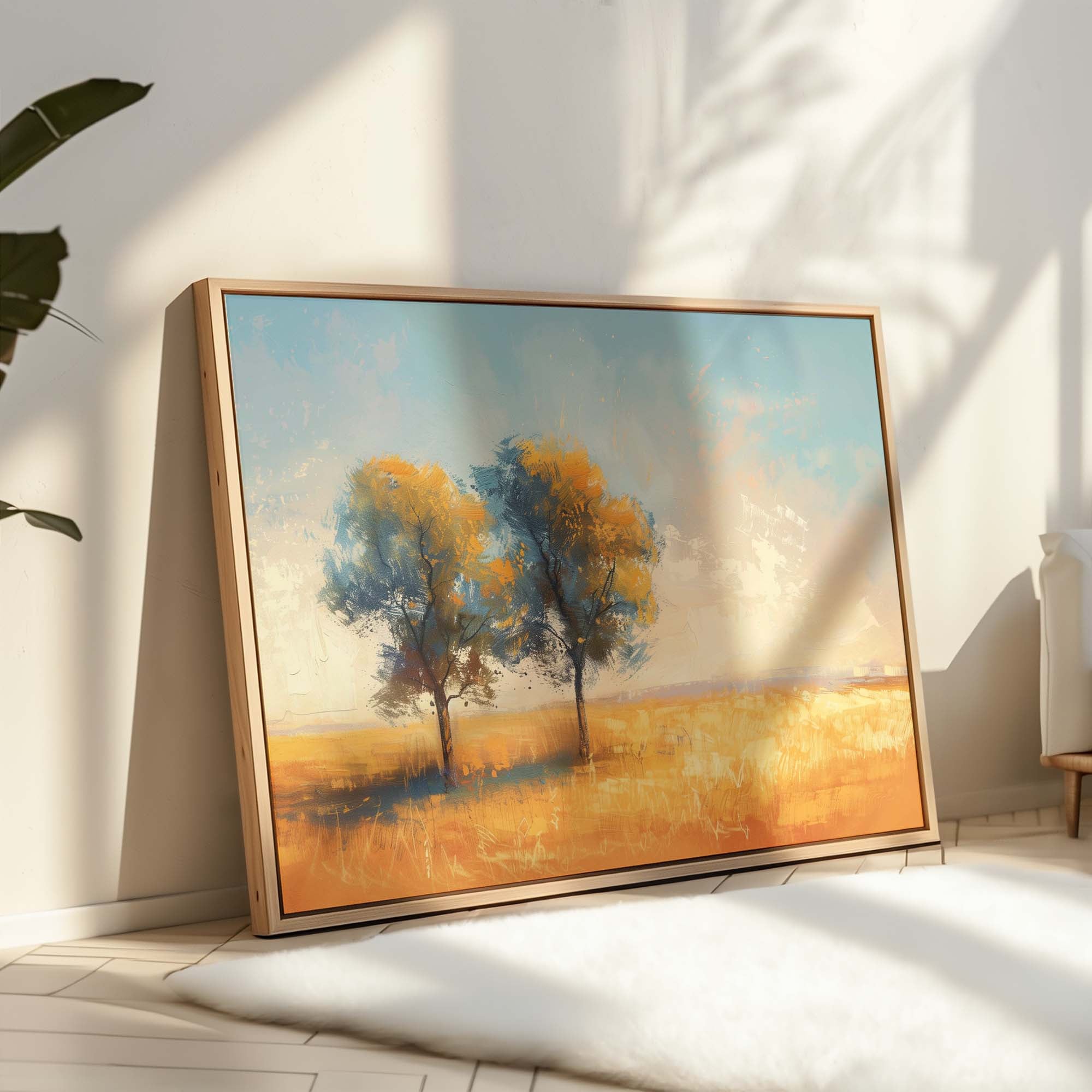 Crisp Meadow Light Canvas Print