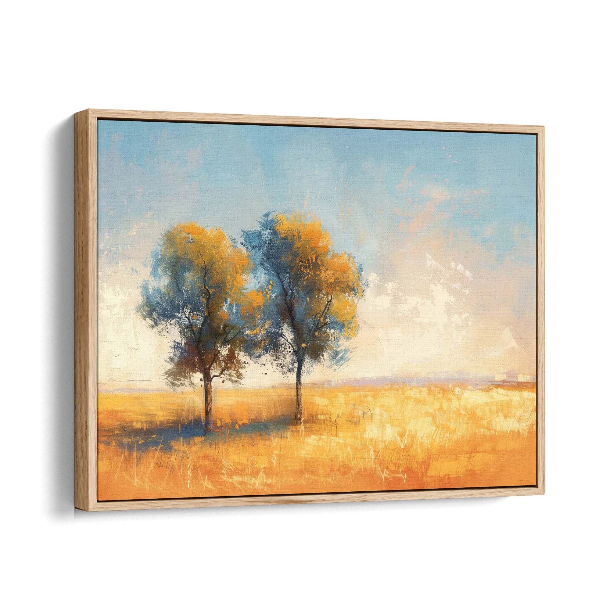 Crisp Meadow Light Canvas Print
