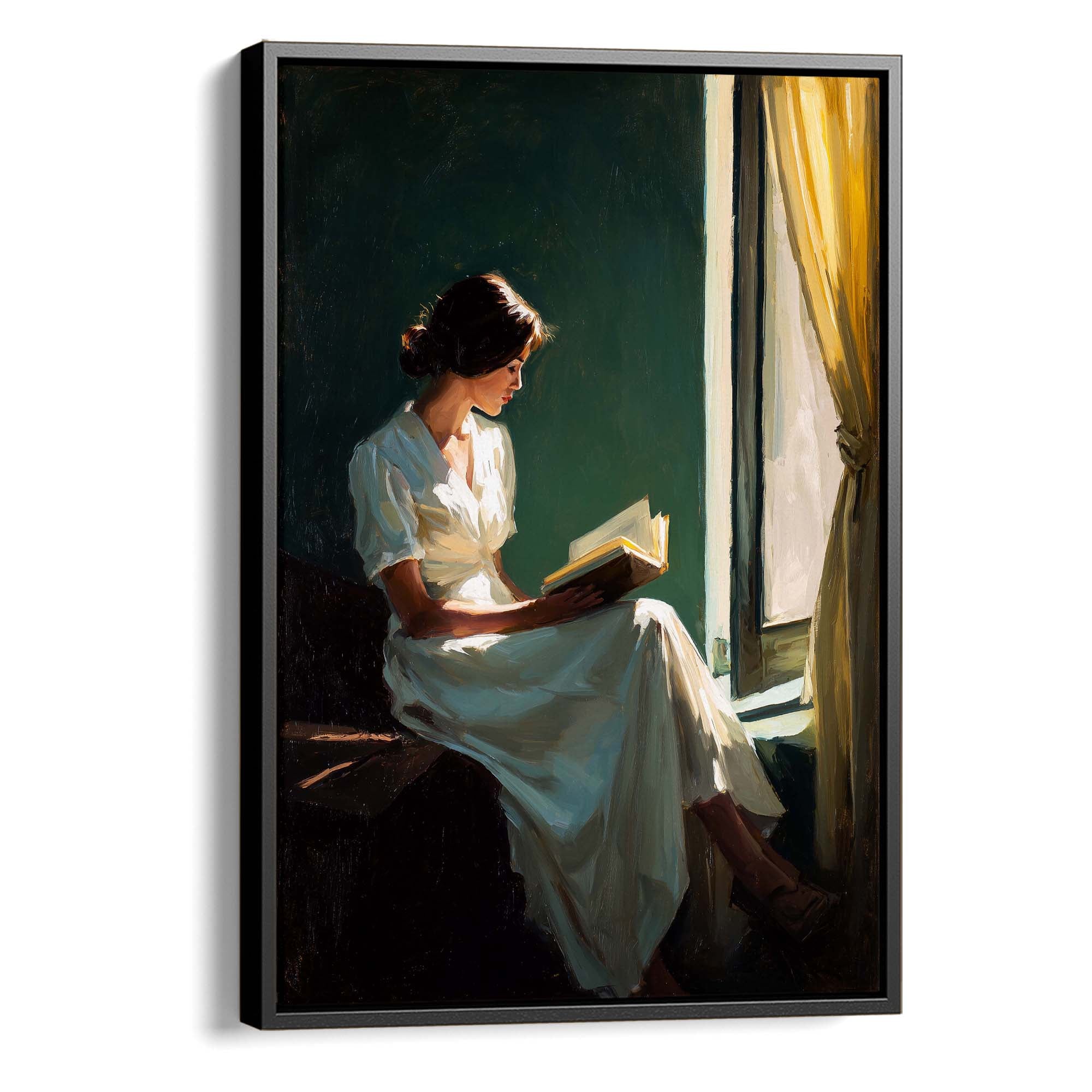 Curtain Quiet Canvas Print Canvas Art Wildfrog Art