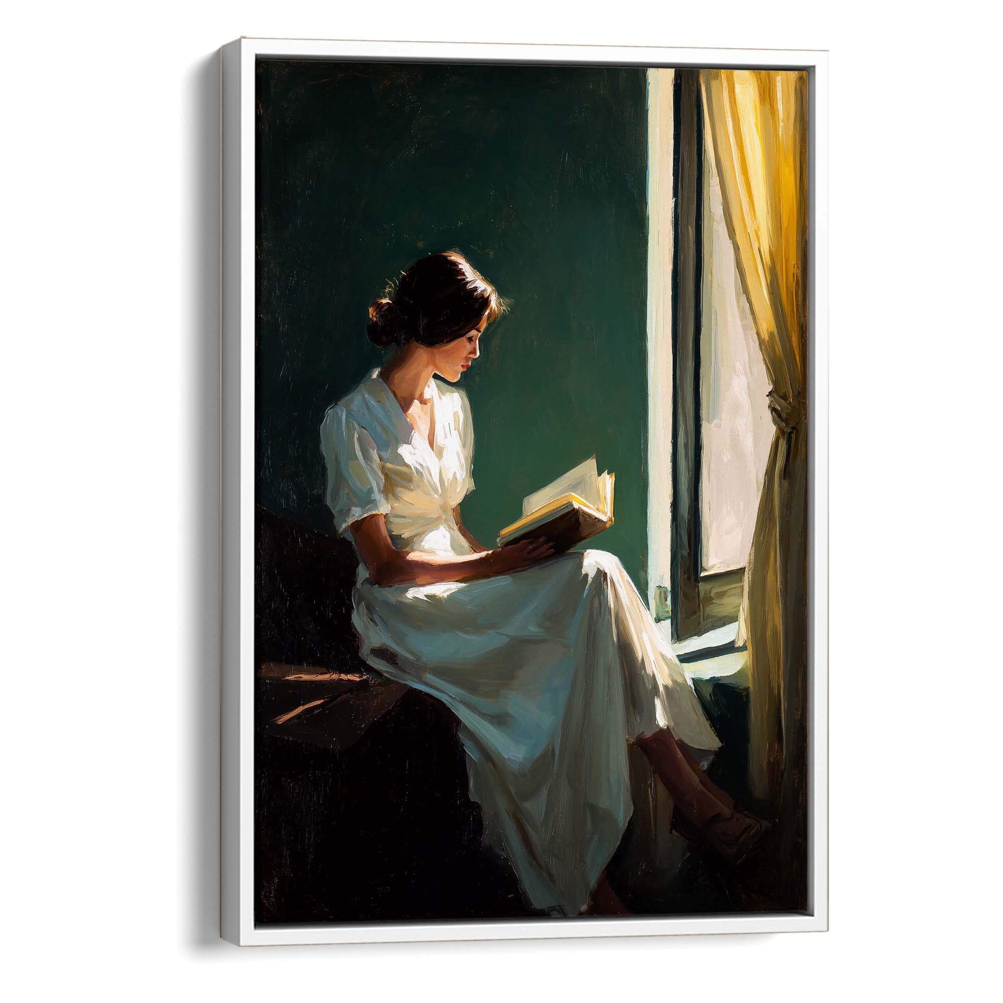 Curtain Quiet Canvas Print Canvas Art Wildfrog Art