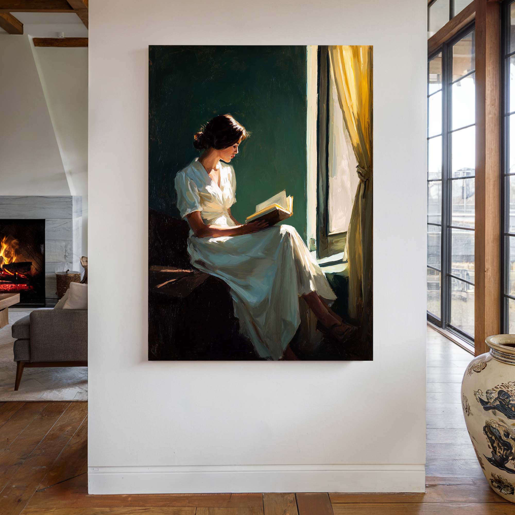 Curtain Quiet Canvas Print Canvas Art Wildfrog Art