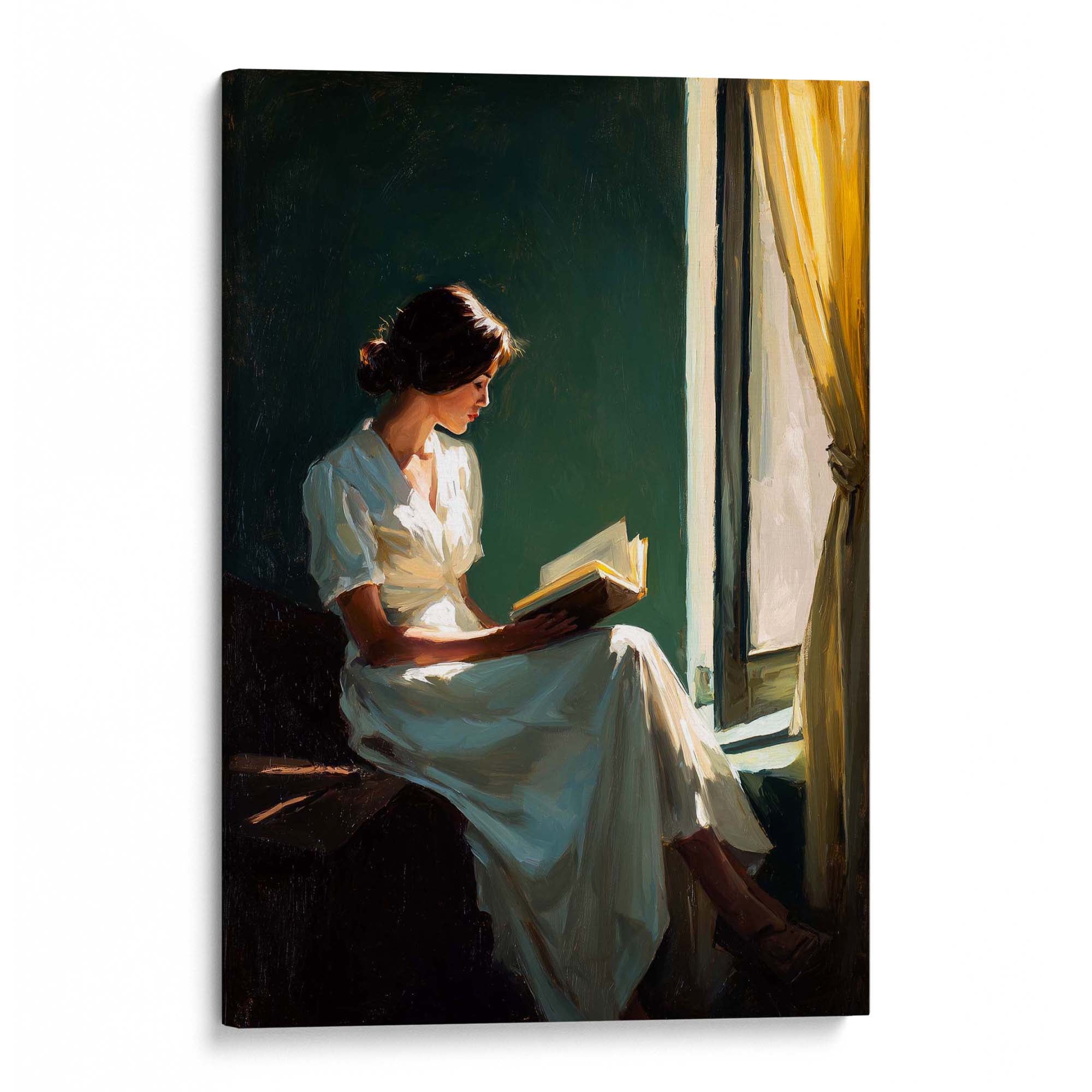 Curtain Quiet Canvas Print Canvas Art Wildfrog Art