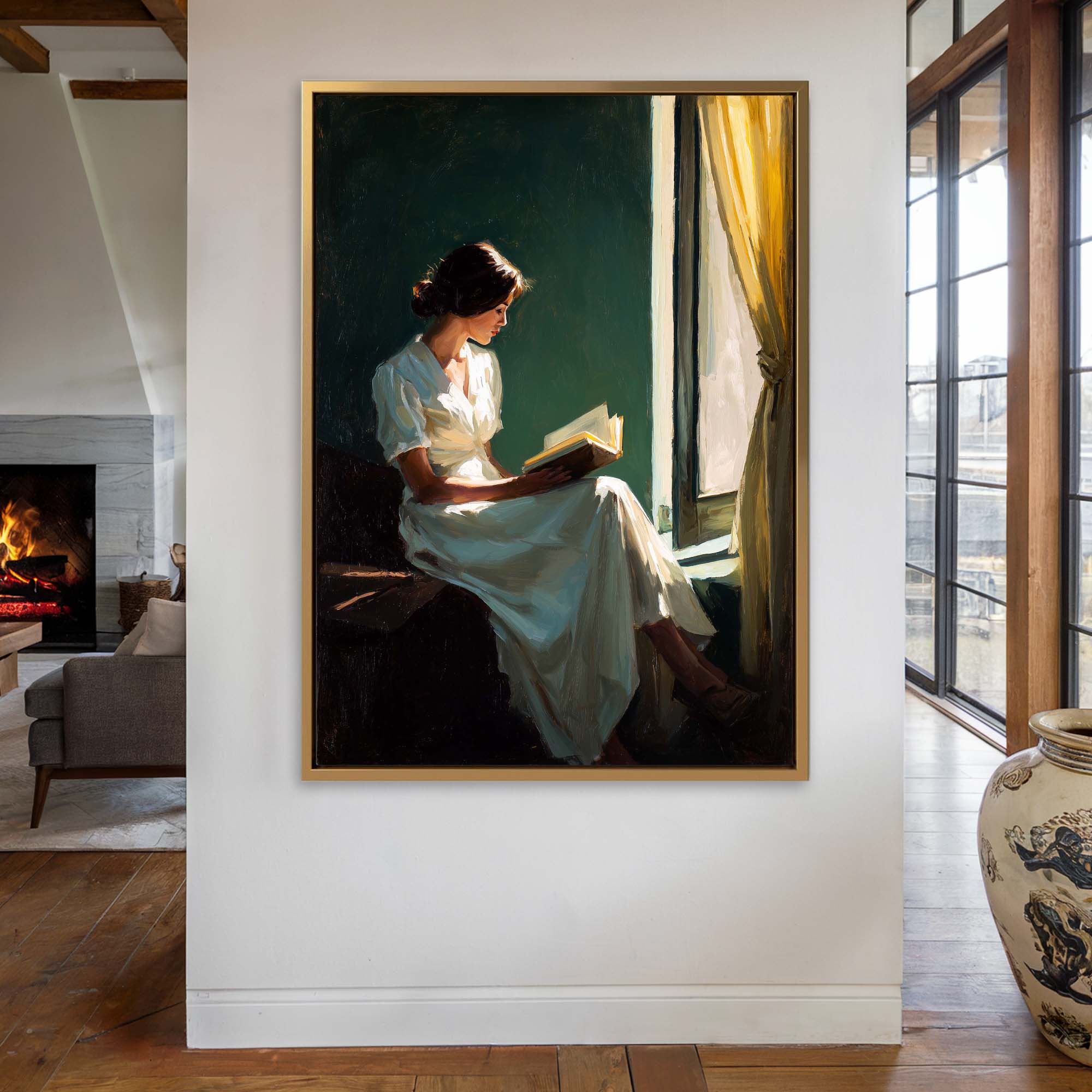 Curtain Quiet Canvas Print Canvas Art Wildfrog Art