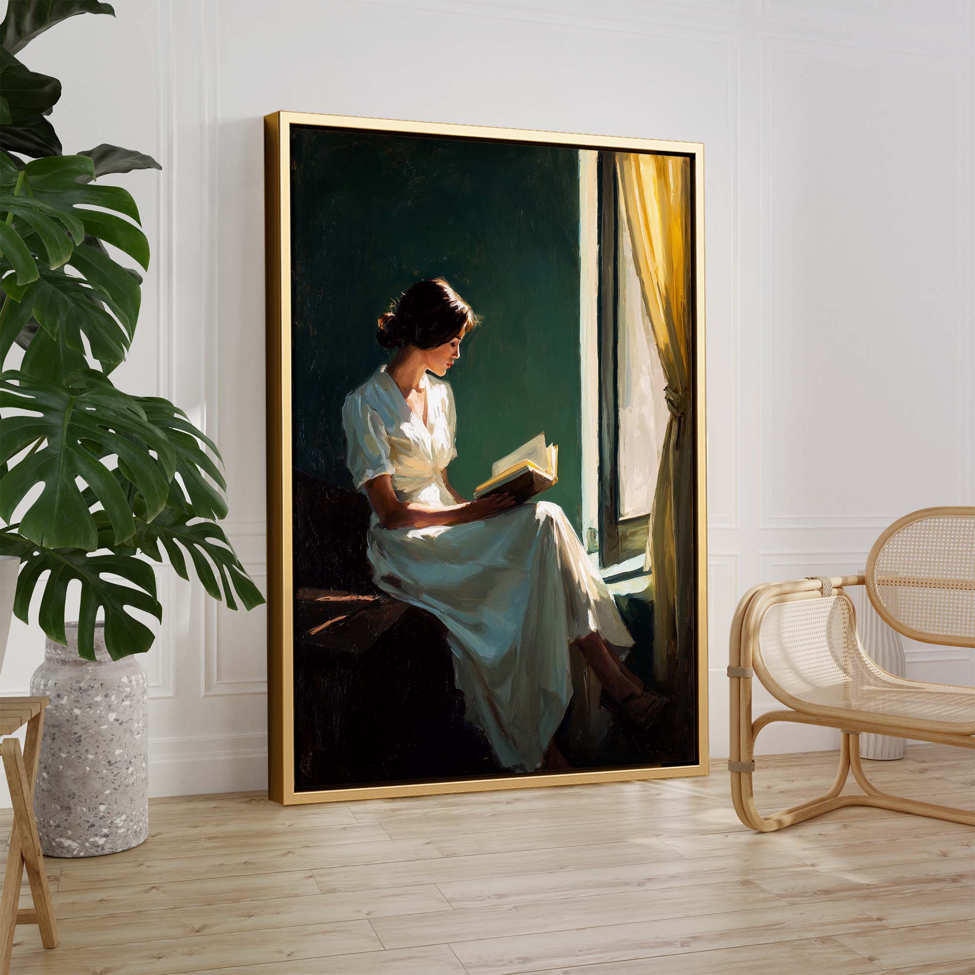 Curtain Quiet Canvas Print Canvas Art Wildfrog Art