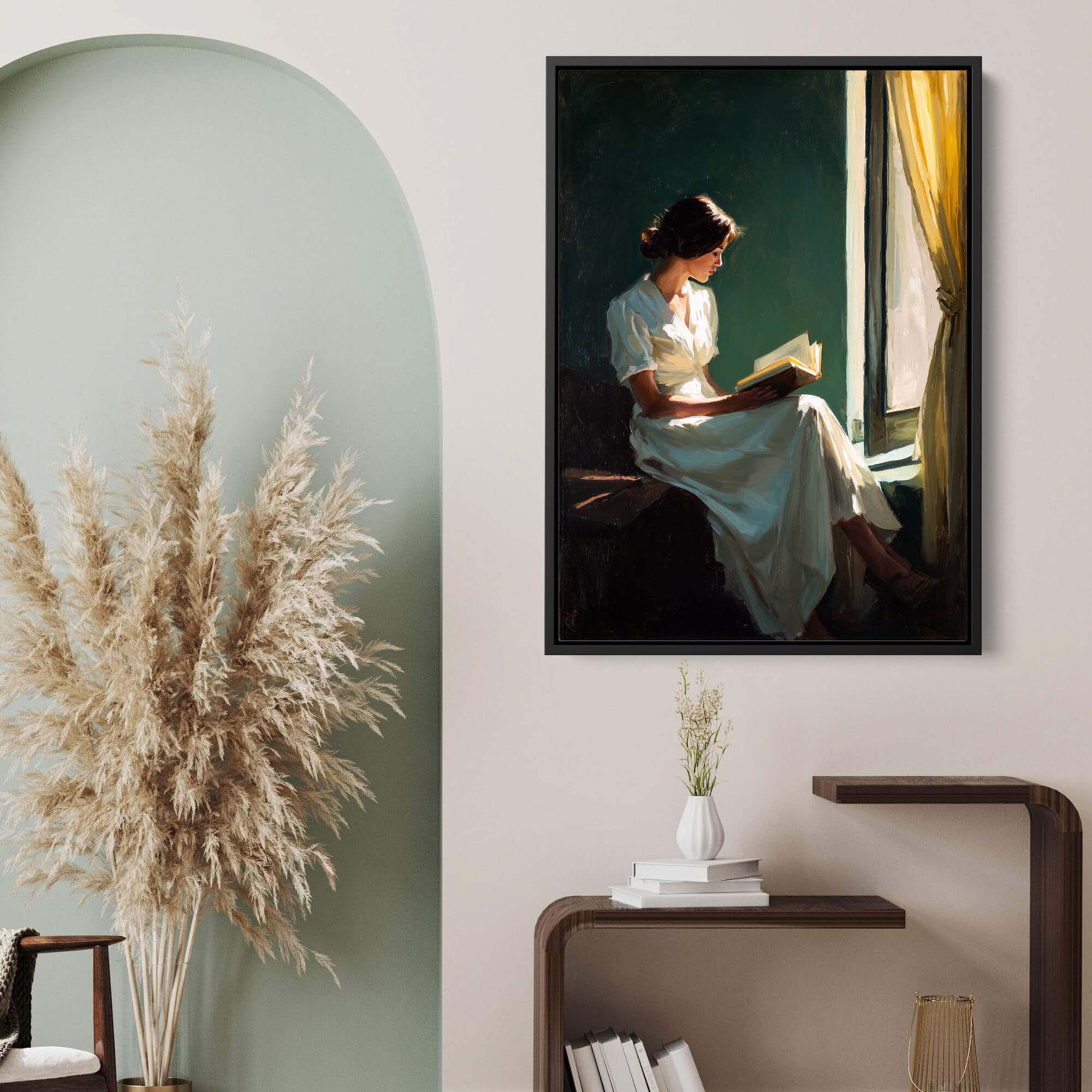 Curtain Quiet Canvas Print Canvas Art Wildfrog Art