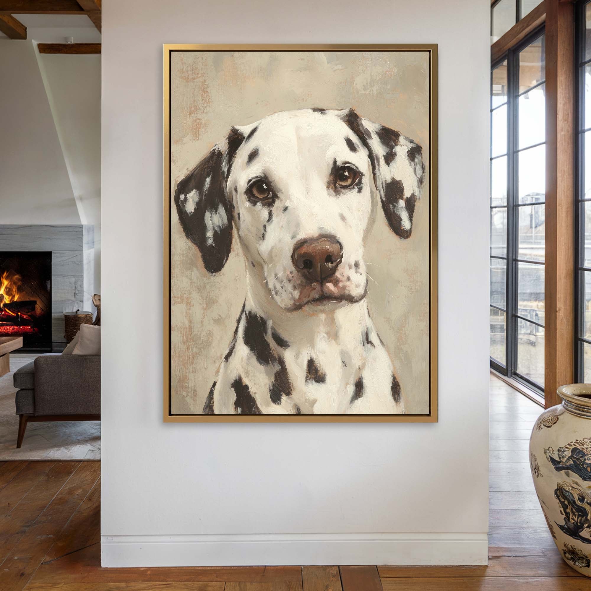 Dalmatian No1 Canvas Print Canvas Art Wildfrog Art