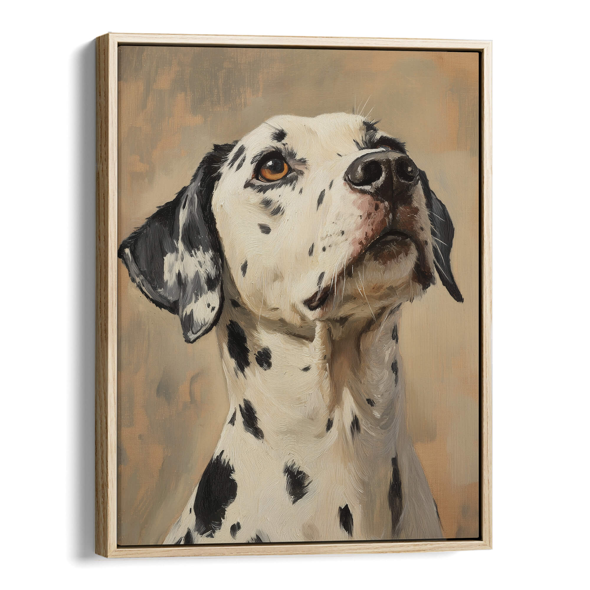 Dalmatian Portrait Canvas Print Canvas Art Wildfrog Art