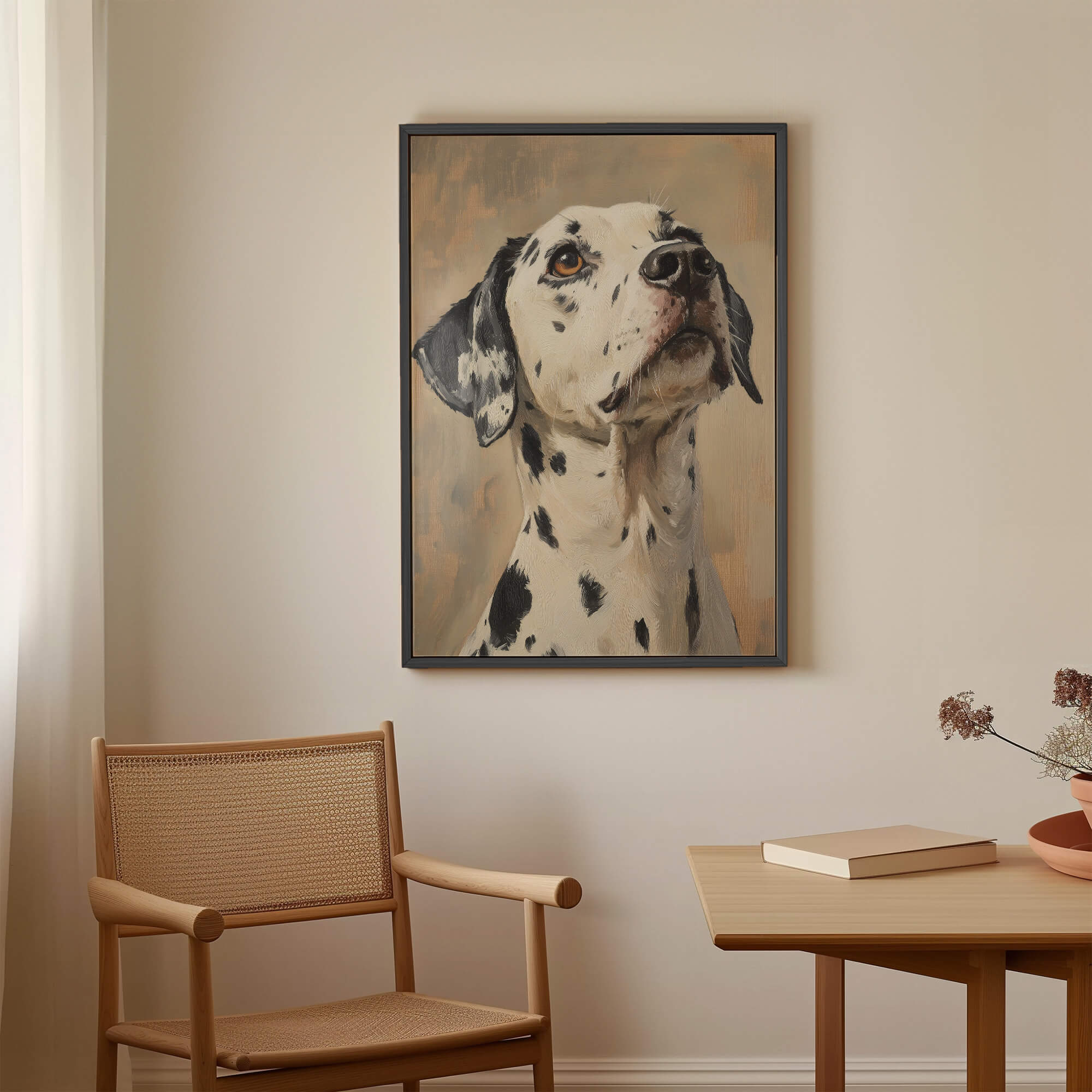 Dalmatian Portrait Canvas Print Canvas Art Wildfrog Art