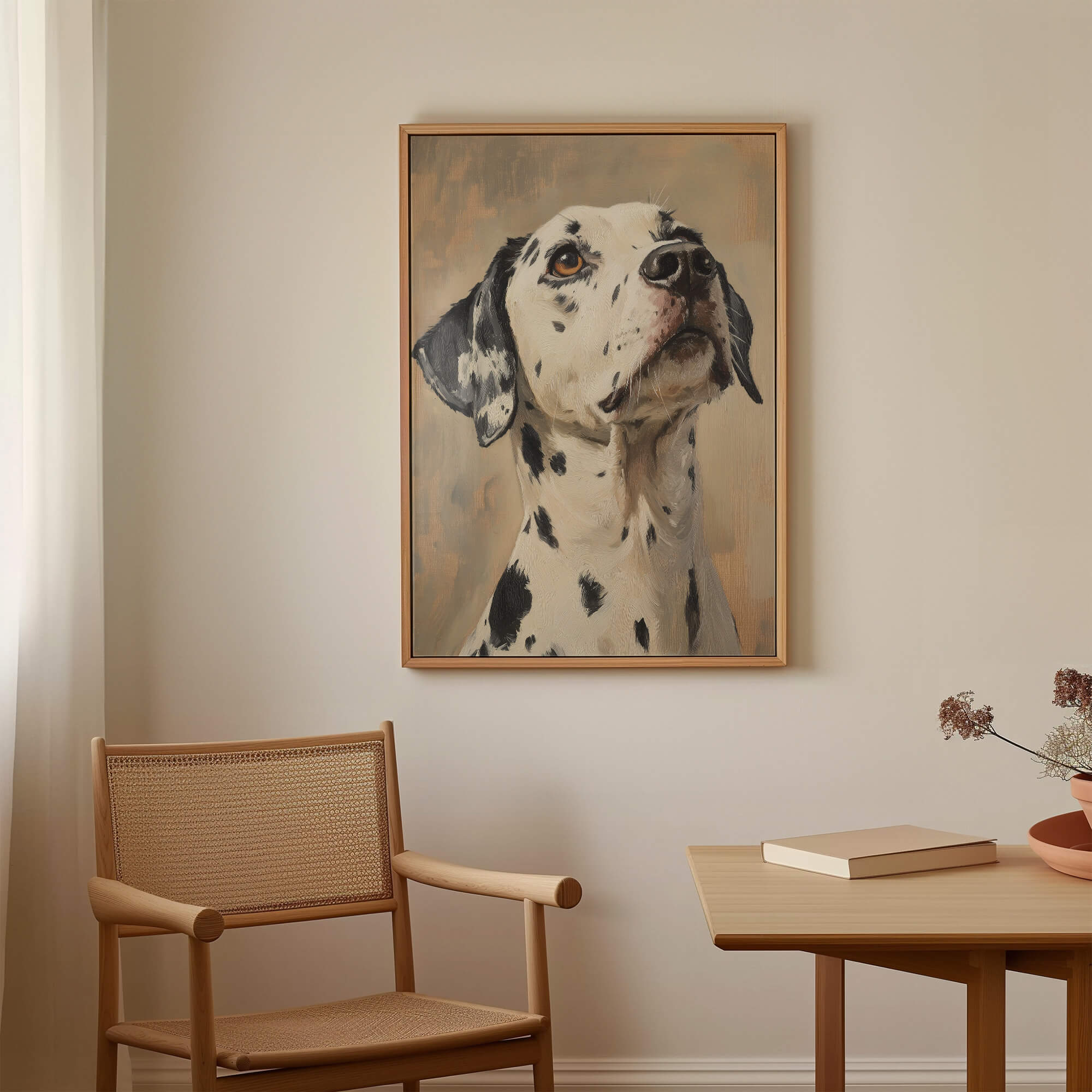 Dalmatian Portrait Canvas Print Canvas Art Wildfrog Art