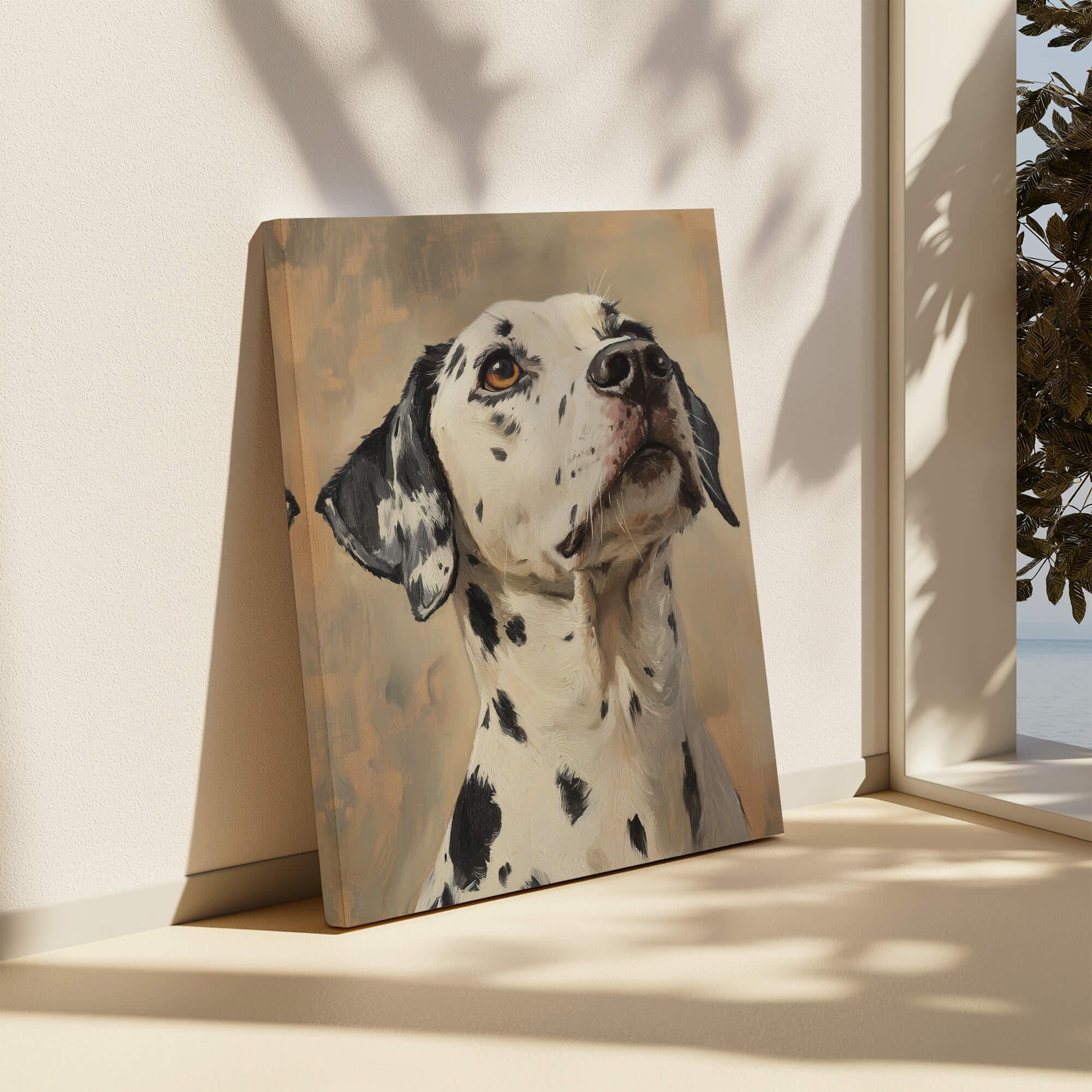 Dalmatian Portrait Canvas Print Canvas Art Wildfrog Art