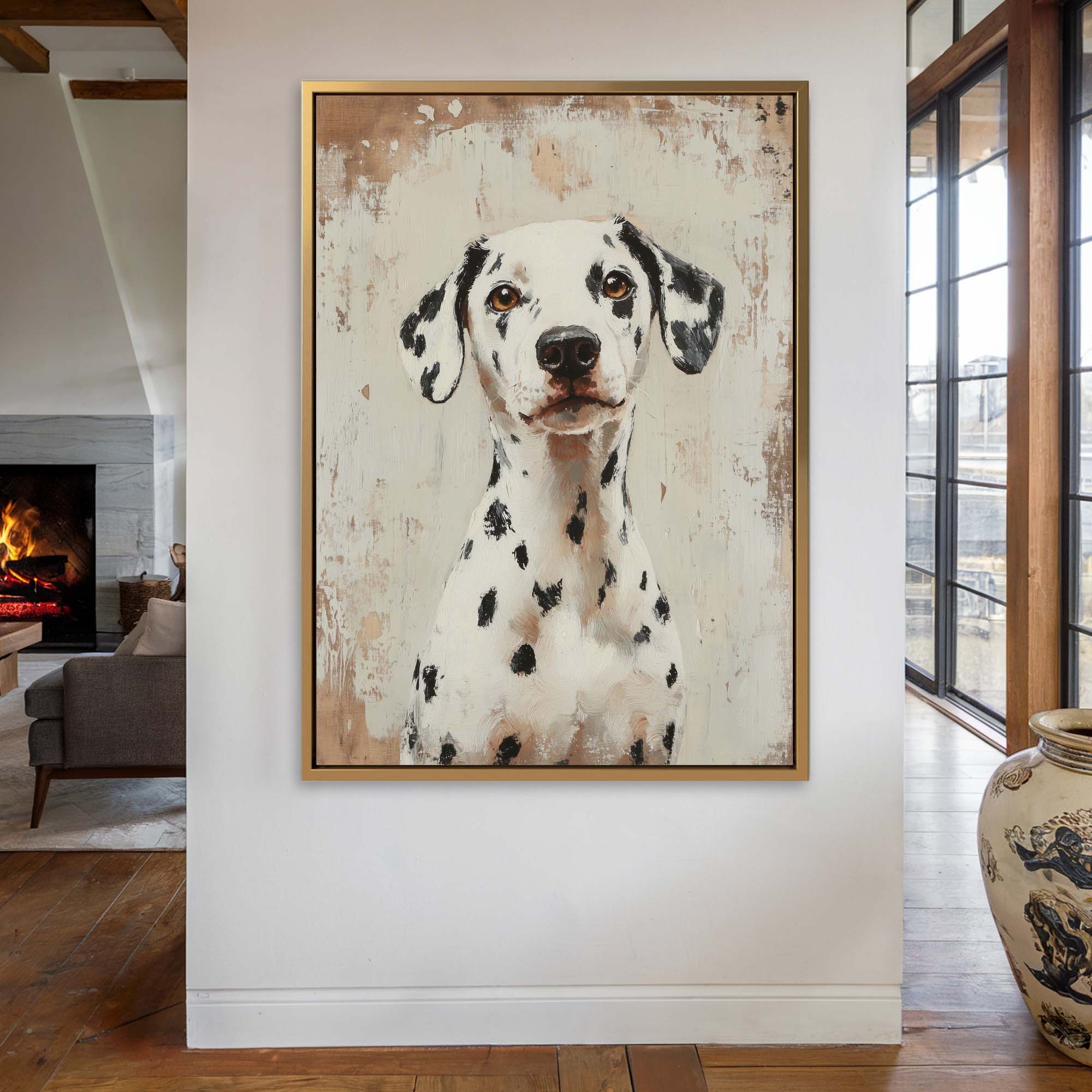Dalmatian No3 Canvas Print Canvas Art Wildfrog Art