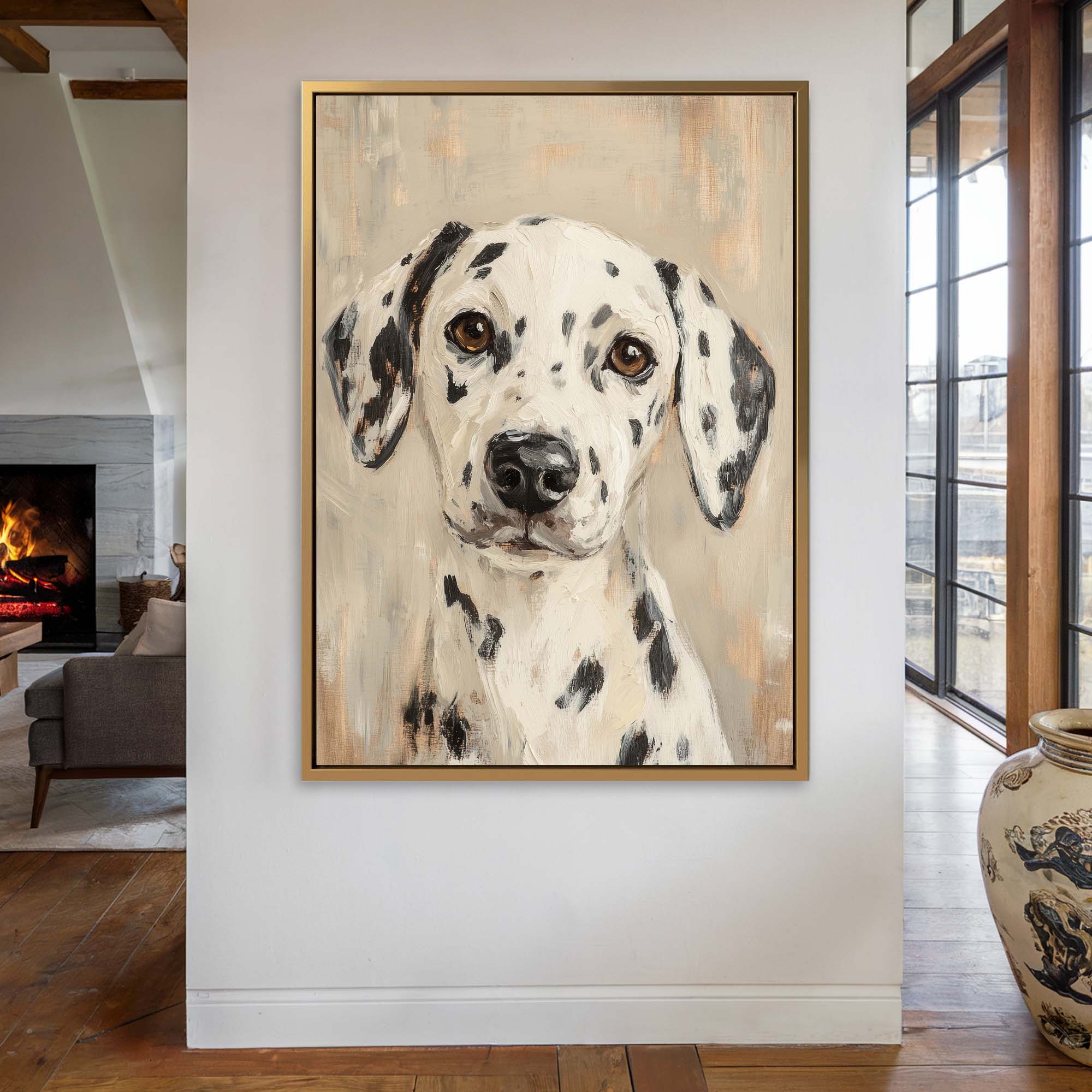 Dalmatian No4 Canvas Print Canvas Art Wildfrog Art