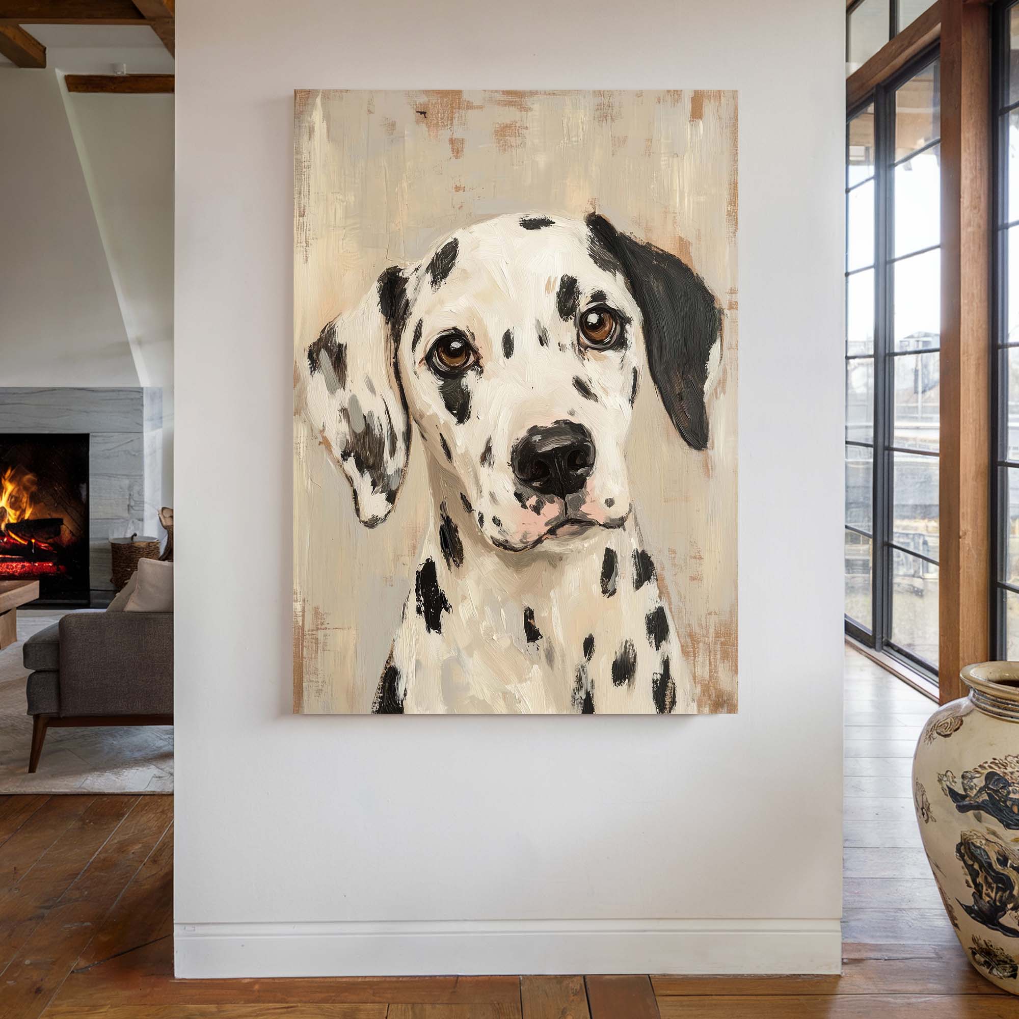 Dalmatian No5 Canvas Print Canvas Art Wildfrog Art