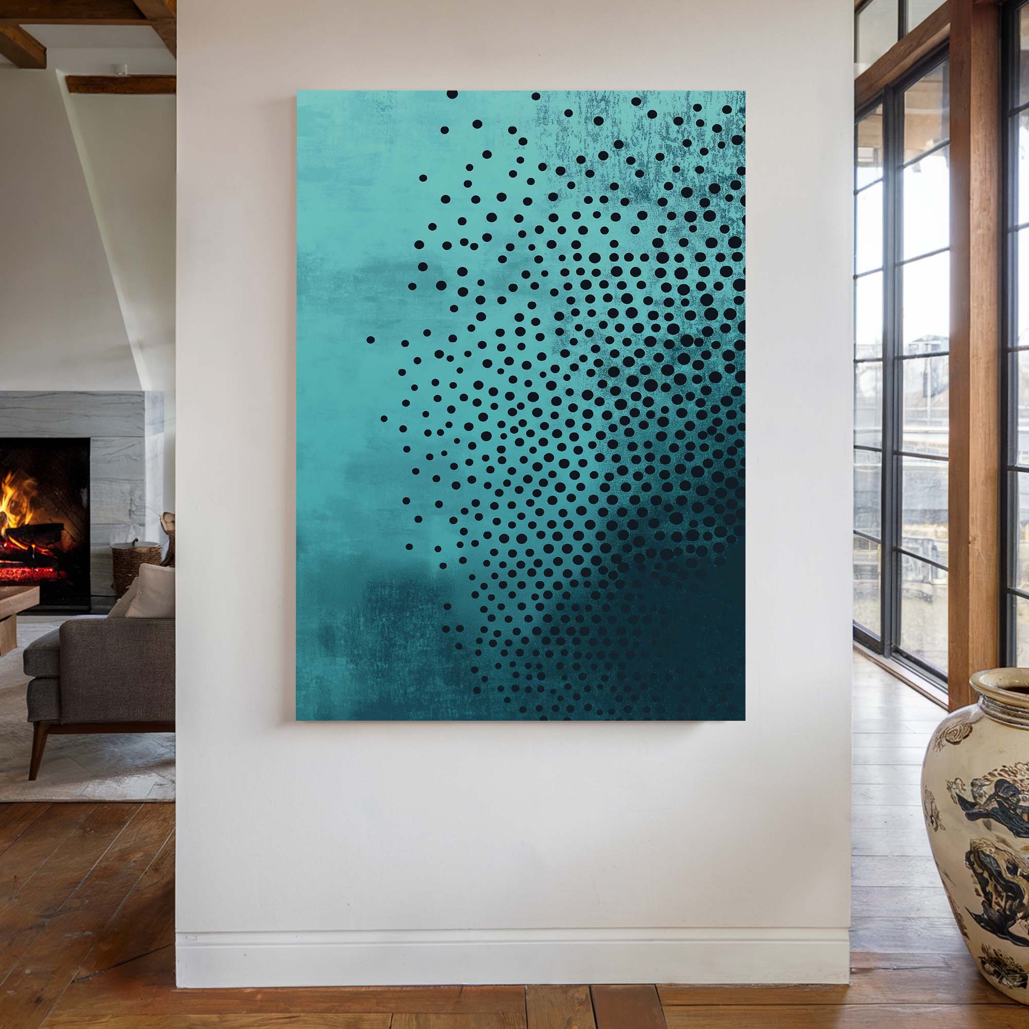 Dot Fade Canvas Print Canvas Art Wildfrog Art