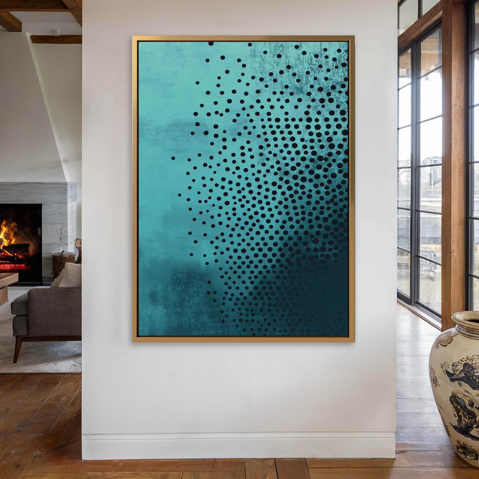 Dot Fade Canvas Print Canvas Art Wildfrog Art