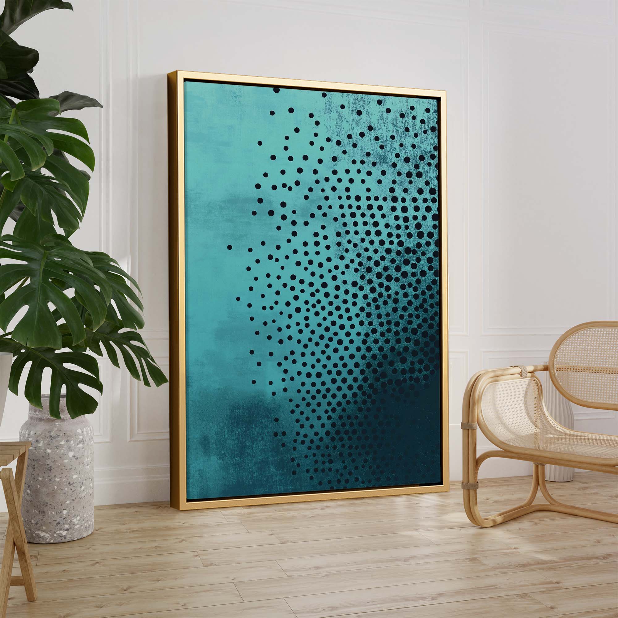 Dot Fade Canvas Print Canvas Art Wildfrog Art