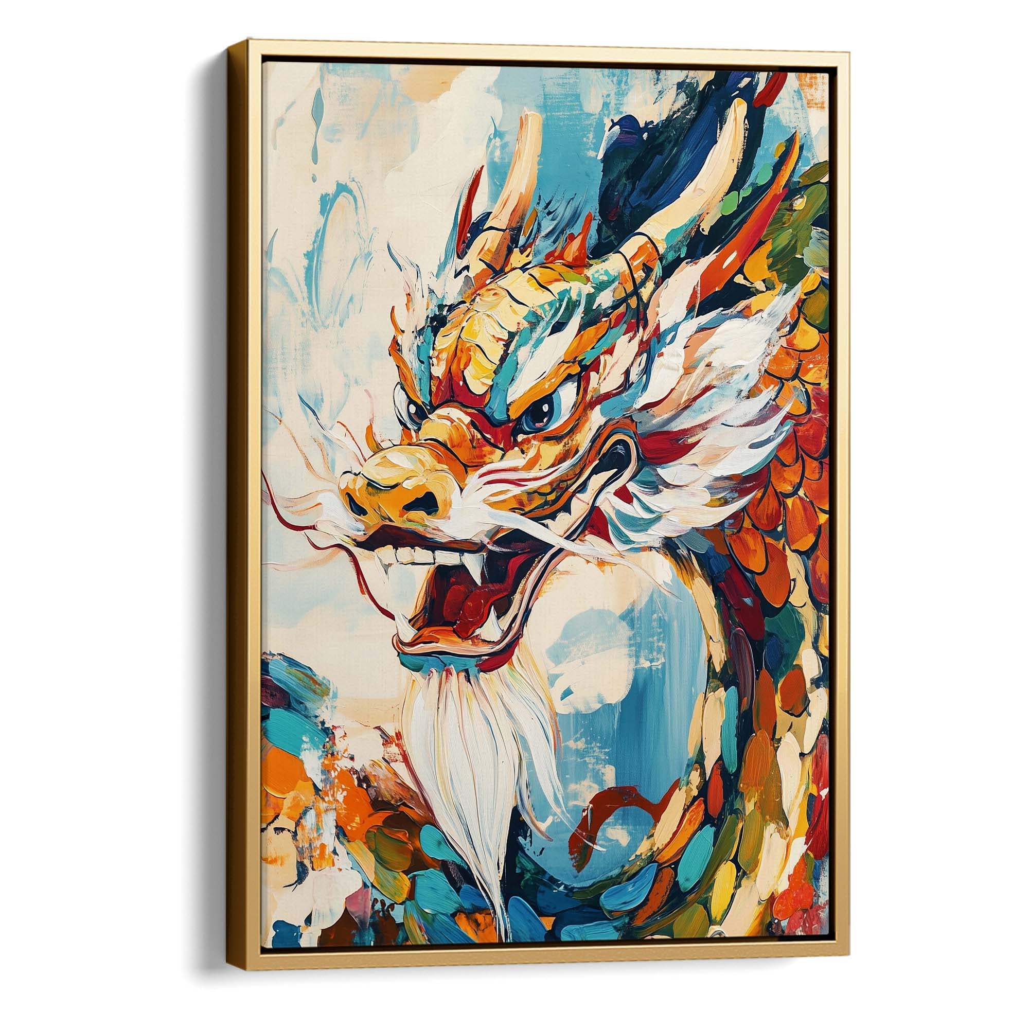 Dragon's Wisdom Canvas Print Canvas Art Wildfrog Art