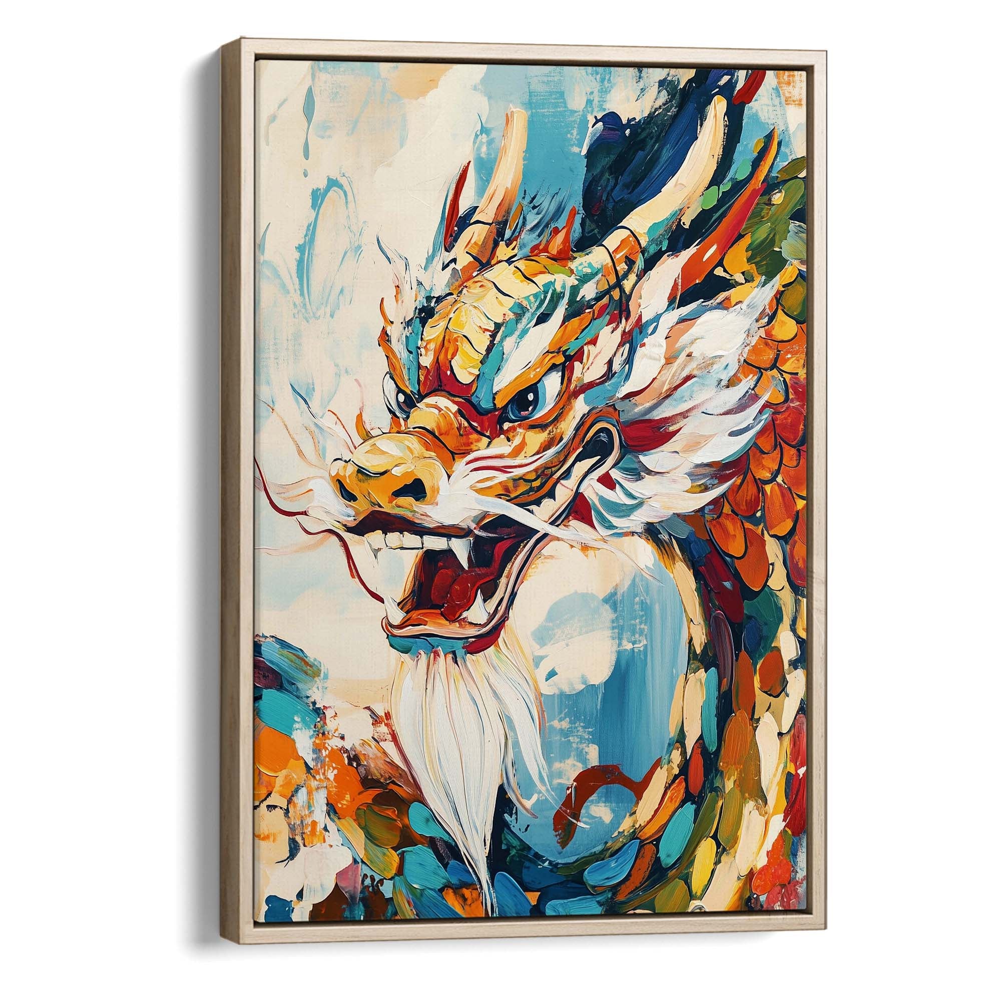 Dragon's Wisdom Canvas Print Canvas Art Wildfrog Art