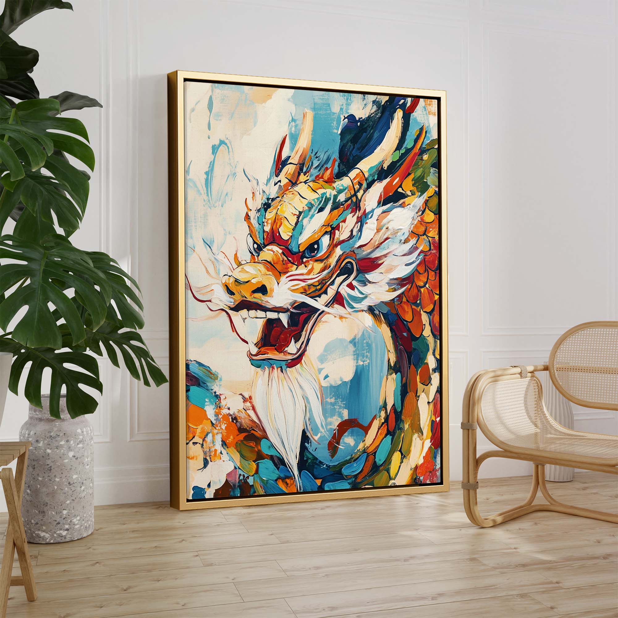 Dragon's Wisdom Canvas Print Canvas Art Wildfrog Art