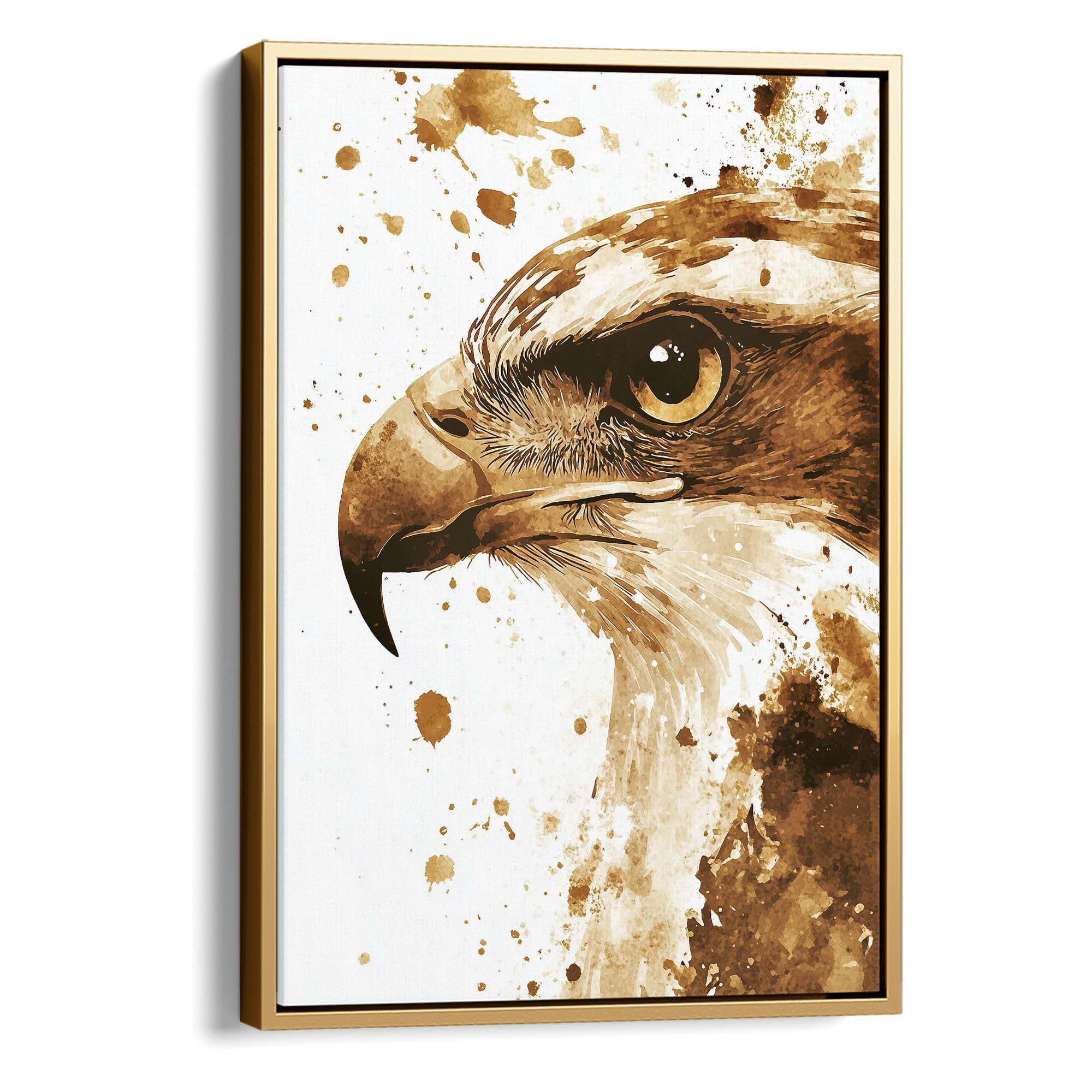 Eagle Eye Splash Canvas Print Canvas Art Wildfrog Art