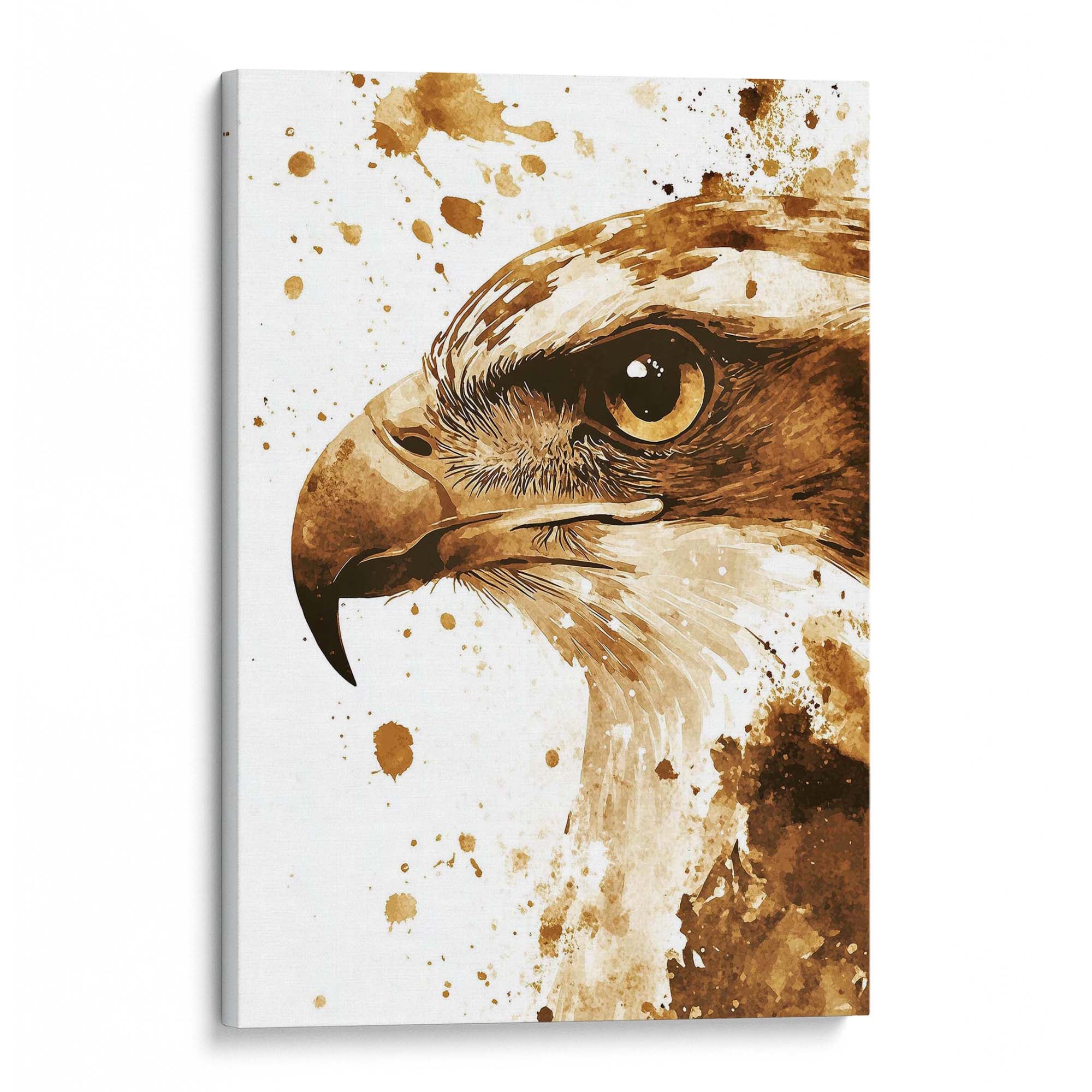 Eagle Eye Splash Canvas Print Canvas Art Wildfrog Art