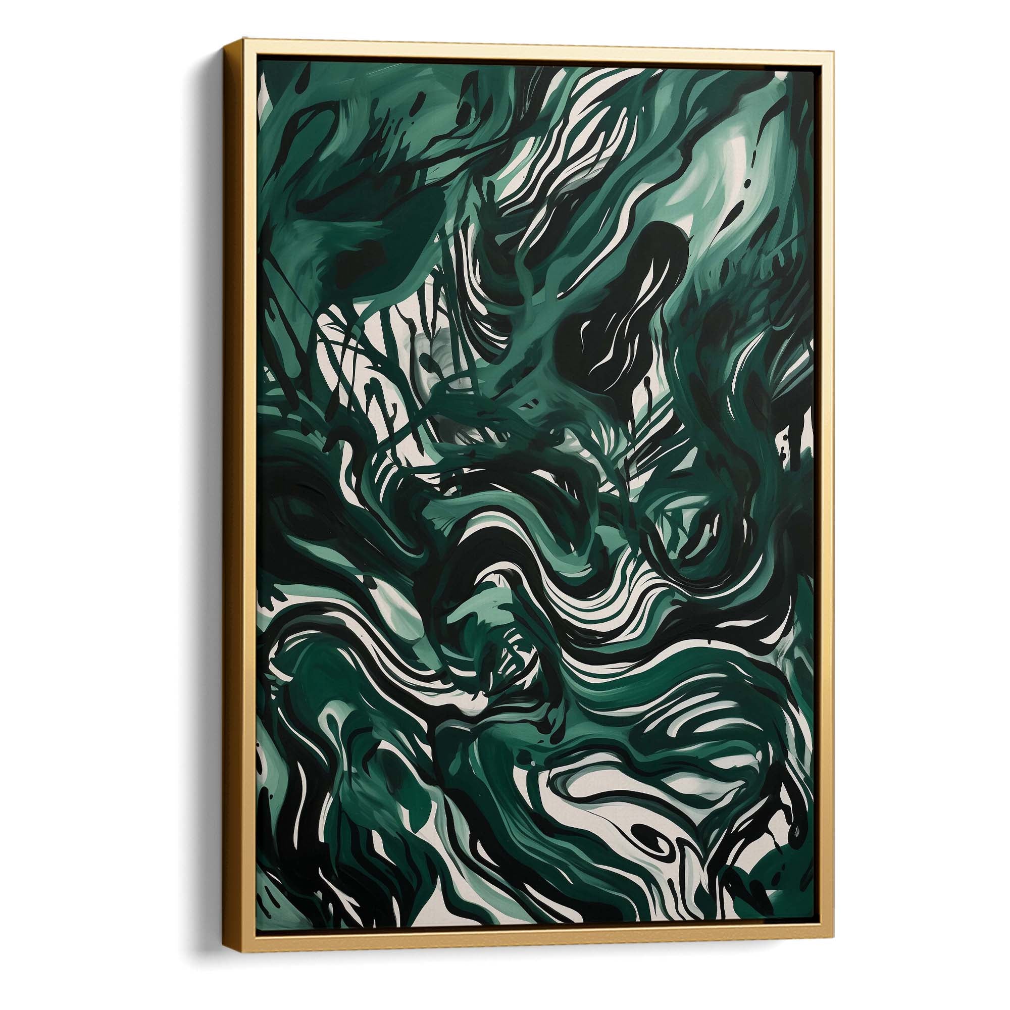 Emerald Storm Canvas Print Canvas Art Wildfrog Art