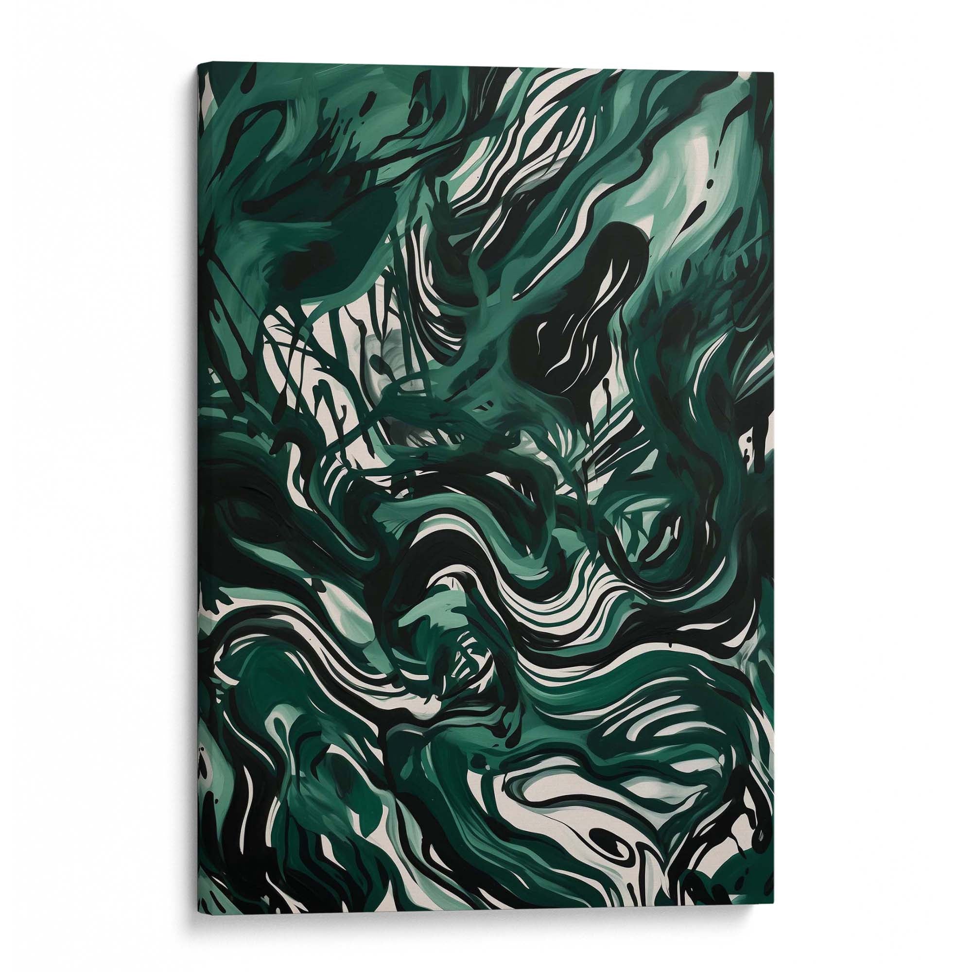 Emerald Storm Canvas Print Canvas Art Wildfrog Art