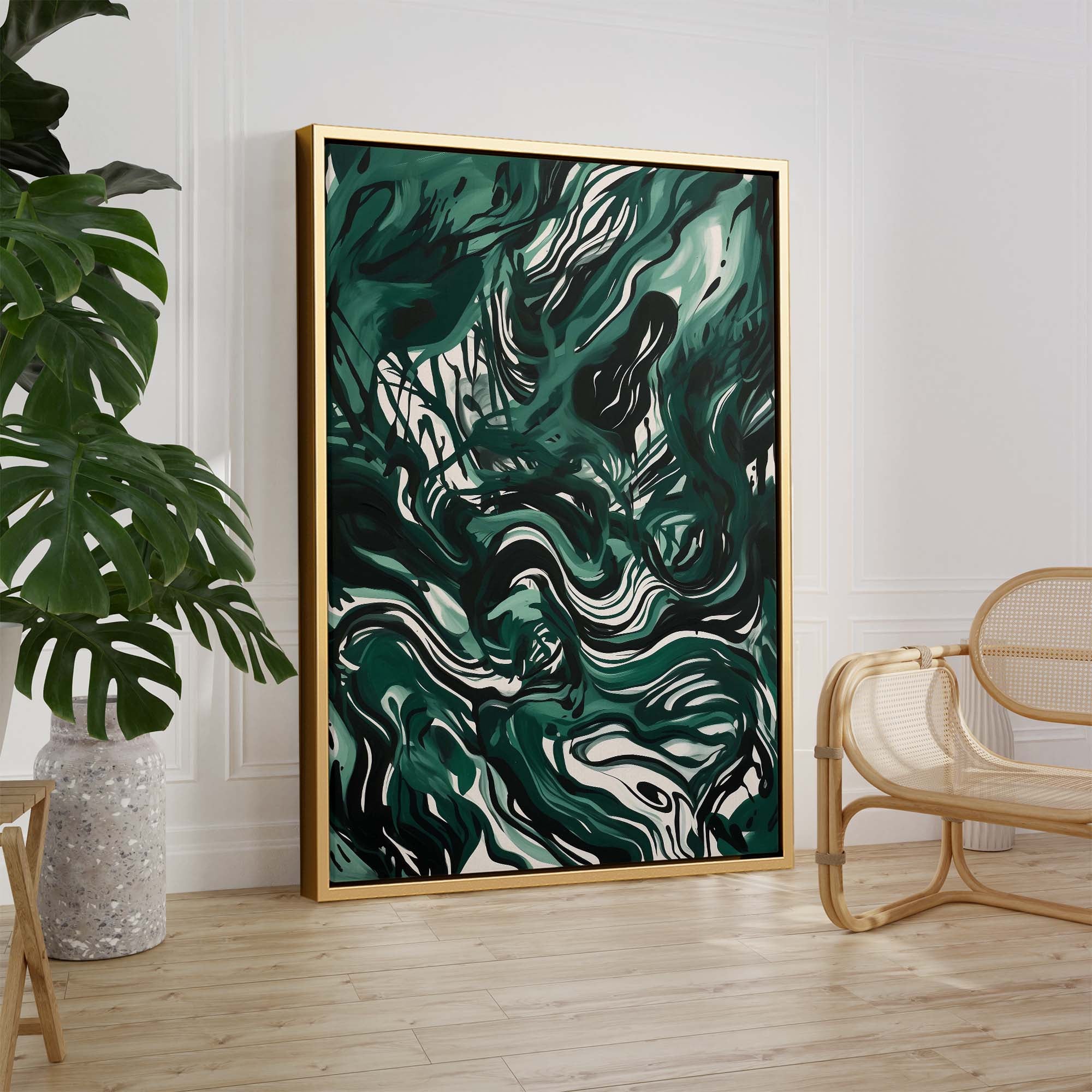 Emerald Storm Canvas Print Canvas Art Wildfrog Art