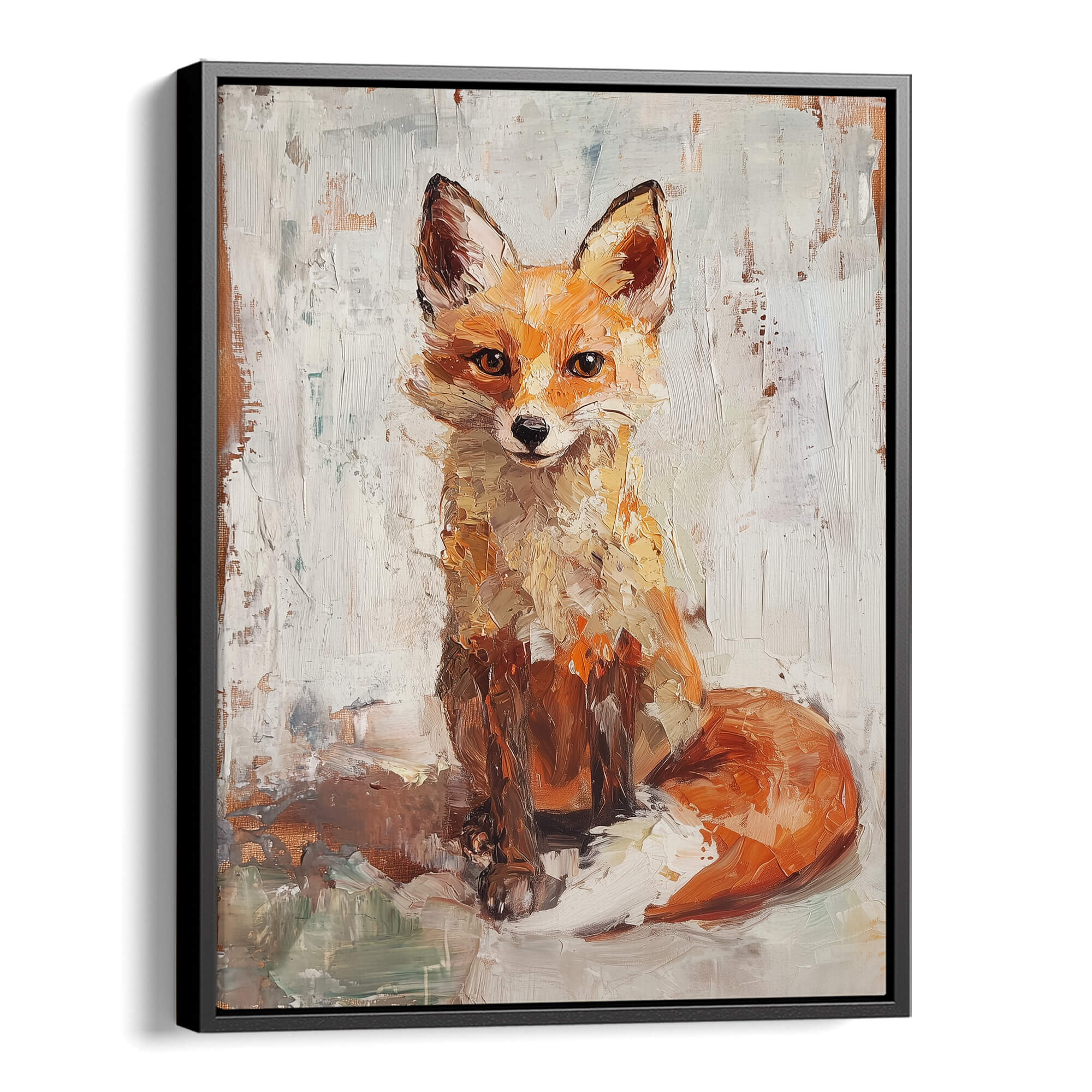 Farmhouse Fox Canvas Print Canvas Art Wildfrog Art