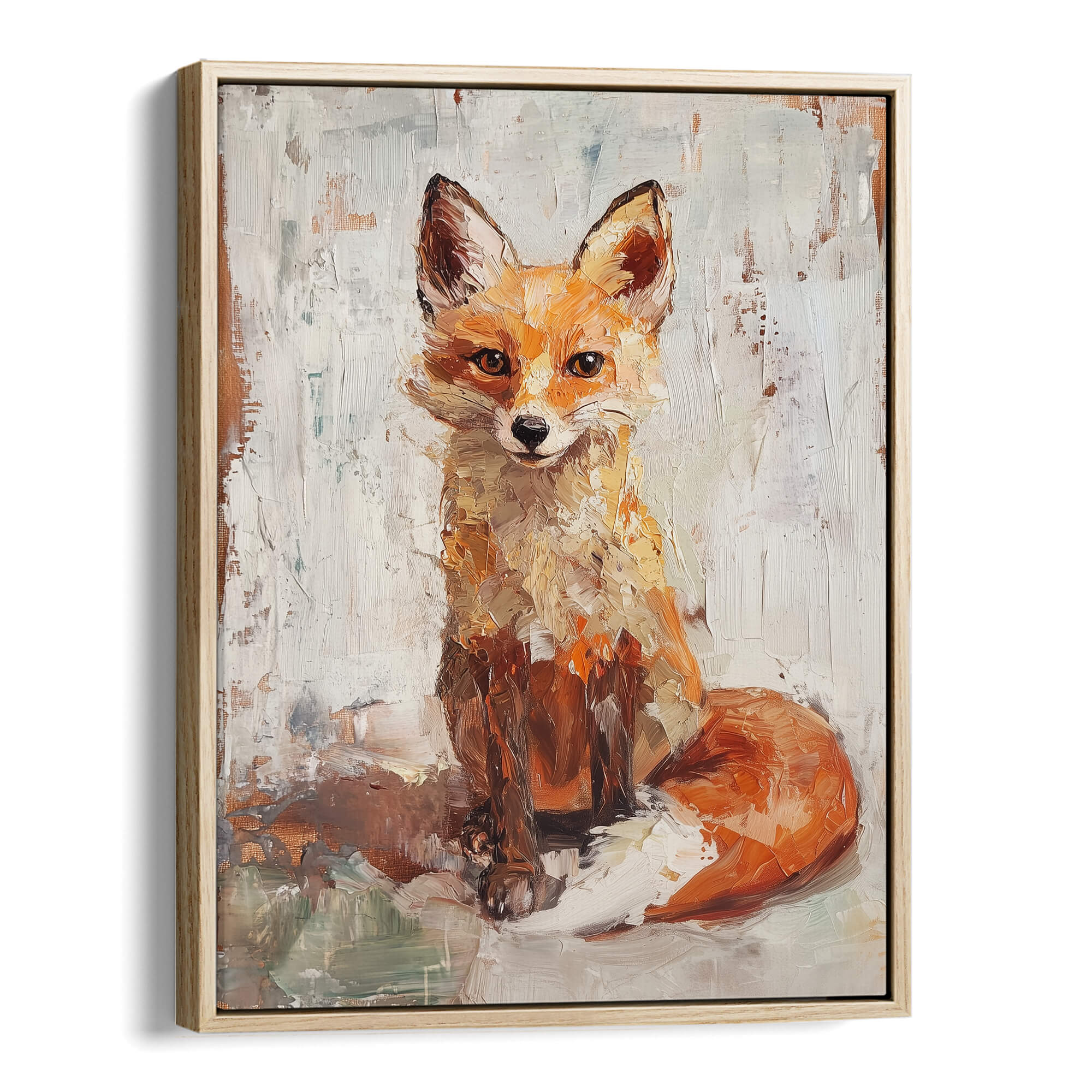 Farmhouse Fox Canvas Print Canvas Art Wildfrog Art