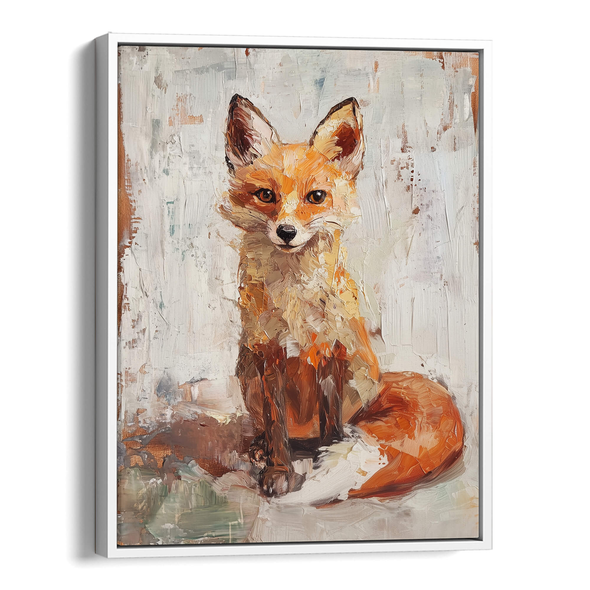 Farmhouse Fox Canvas Print Canvas Art Wildfrog Art