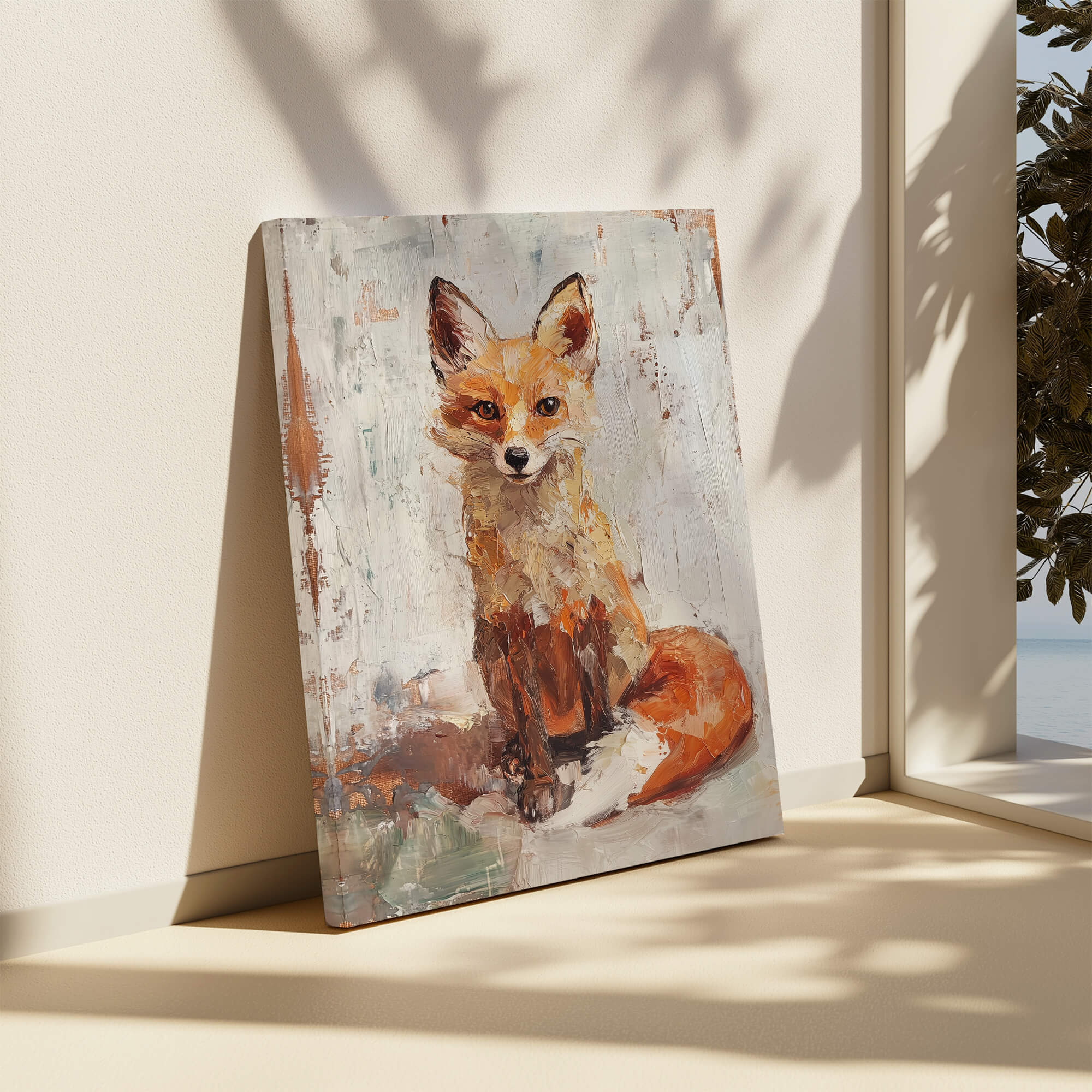 Farmhouse Fox Canvas Print Canvas Art Wildfrog Art